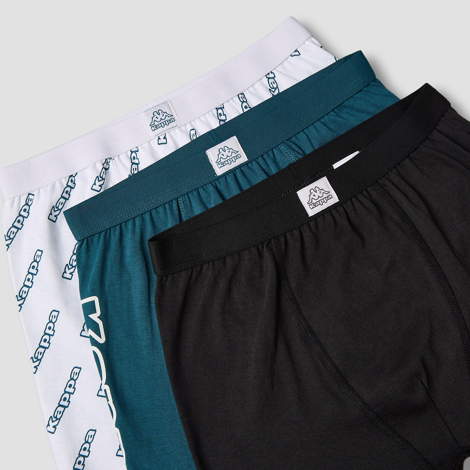 Pack of 3 Kappa Cotton Boxers with Logo Print-boys-clothing-innerwear-boxersandbriefs-image-5