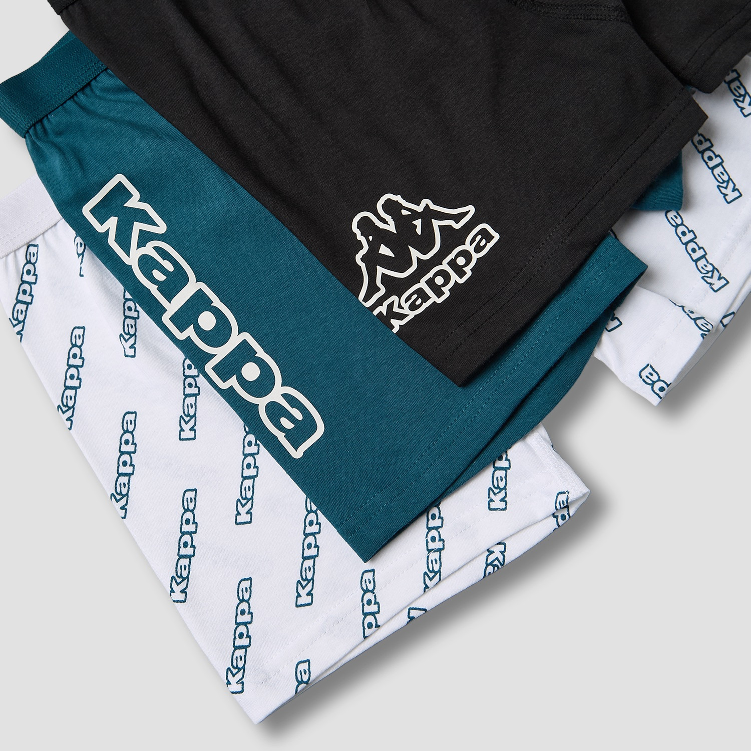 Pack of 3 Kappa Cotton Boxers with Logo Print-boys-clothing-innerwear-boxersandbriefs-image-6