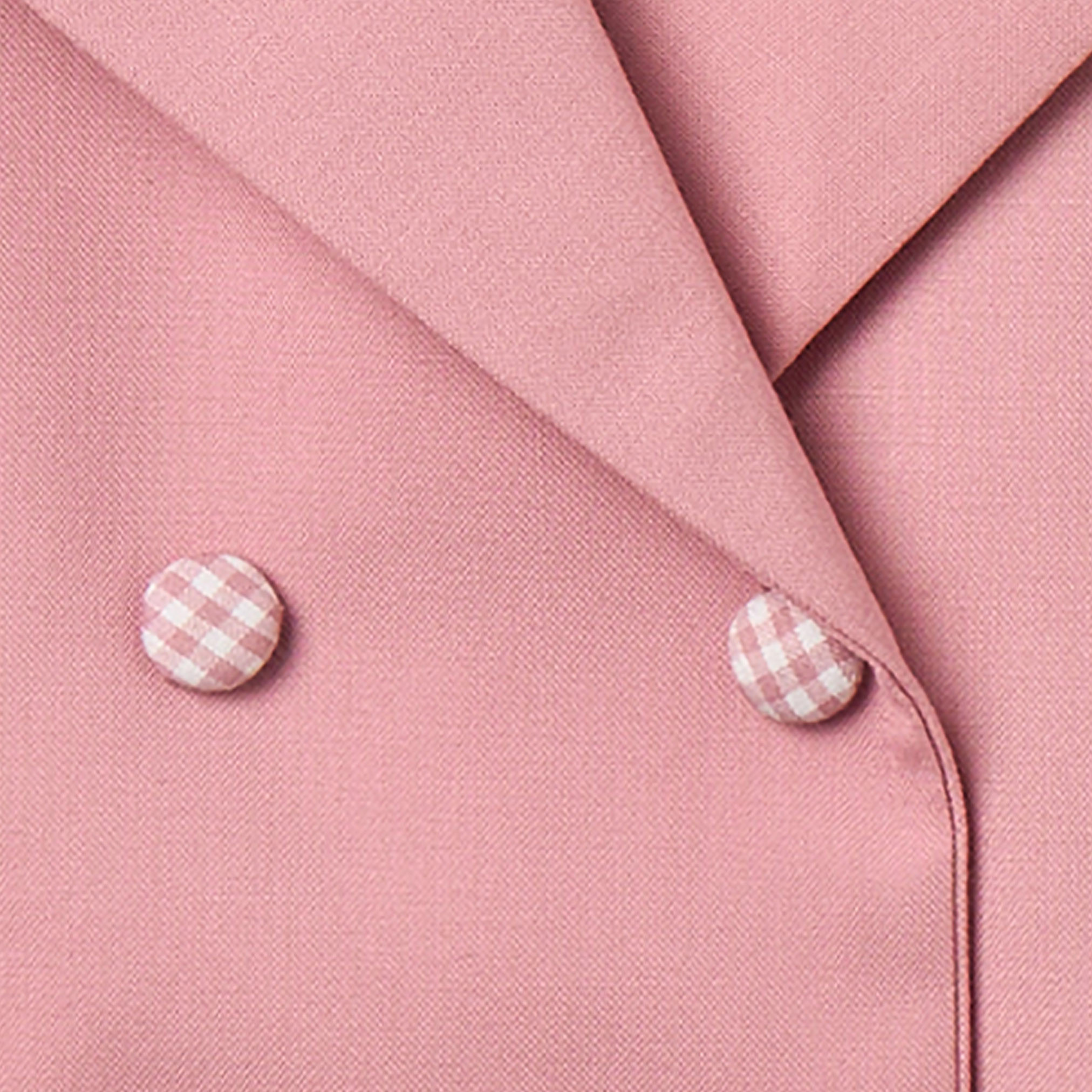 Juniors Pink School Dress with Long Sleeves - Girls-girls-clothing-schoolwear-dresses-image-3