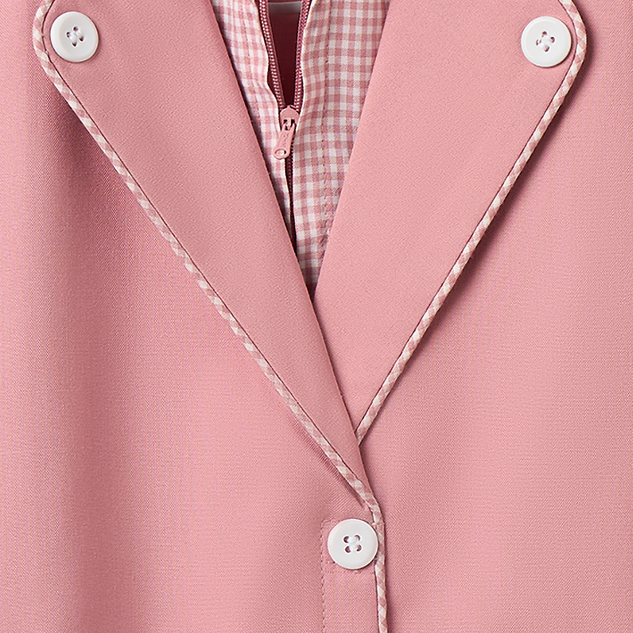 فستان مدرسي كاروهات إيه لاين بياقة عادية للبنات من جونيورز-girls-clothing-schoolwear-dresses-image-3