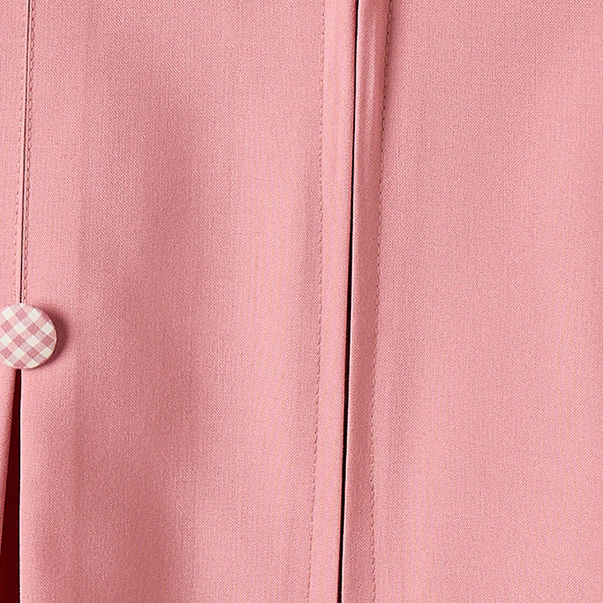 Juniors Pink School Dress with Long Sleeves - Girls-girls-clothing-schoolwear-dresses-image-3