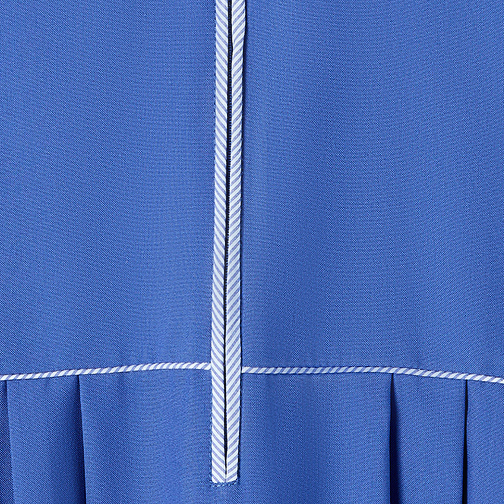 Juniors Blue School Dress with Long Sleeves - Girls-girls-clothing-schoolwear-dresses-image-3