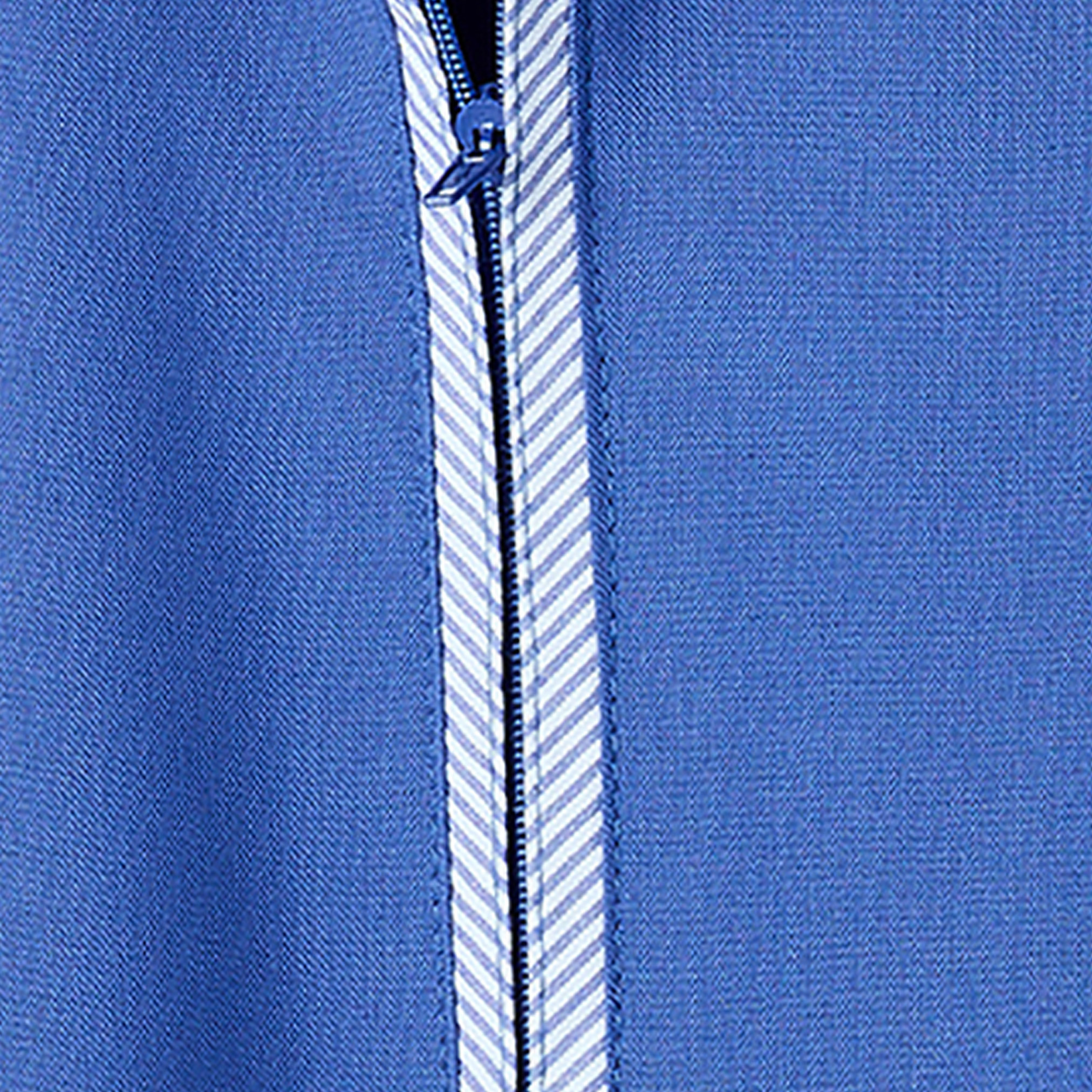 Juniors Blue School Dress with Long Sleeves - Girls-girls-clothing-schoolwear-dresses-image-3
