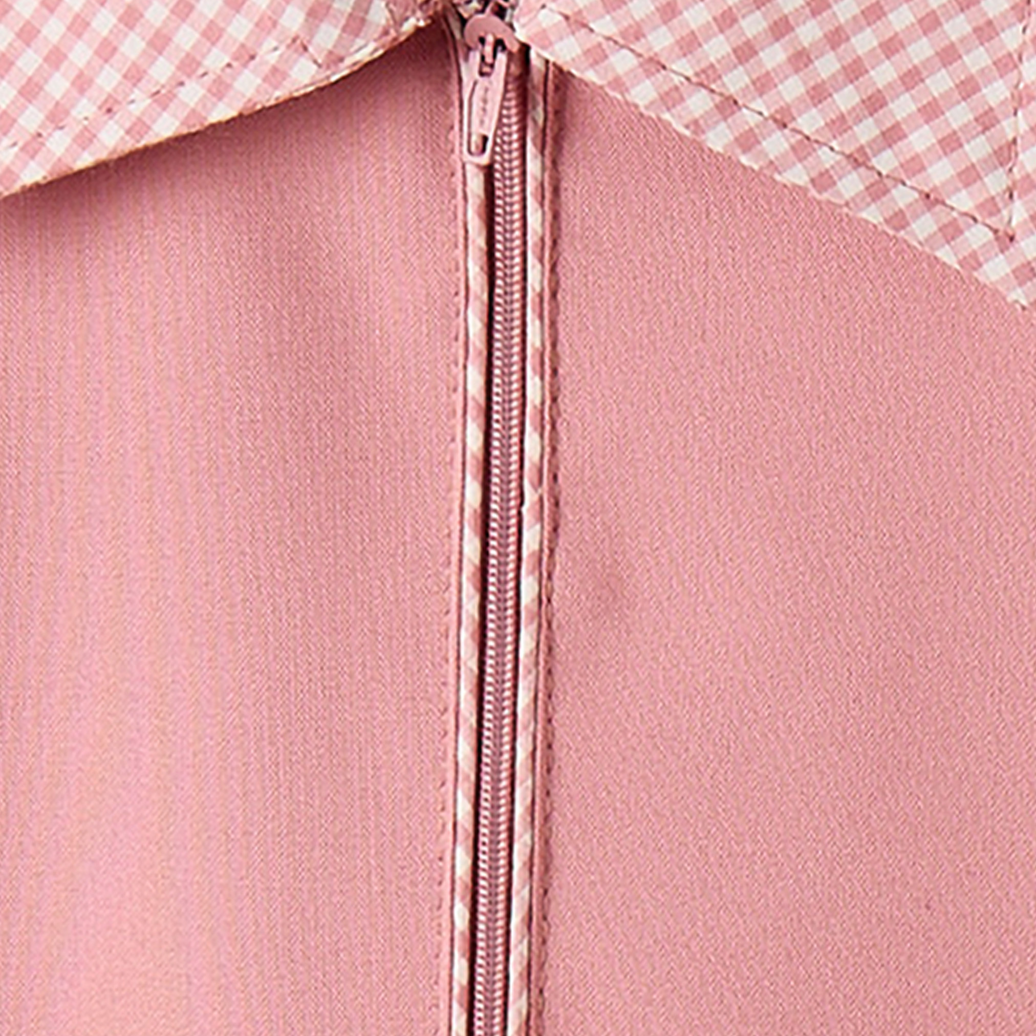 فستان مدرسي وردي بأكمام قصيرة للبنات من جونيورز-girls-clothing-schoolwear-dresses-image-3