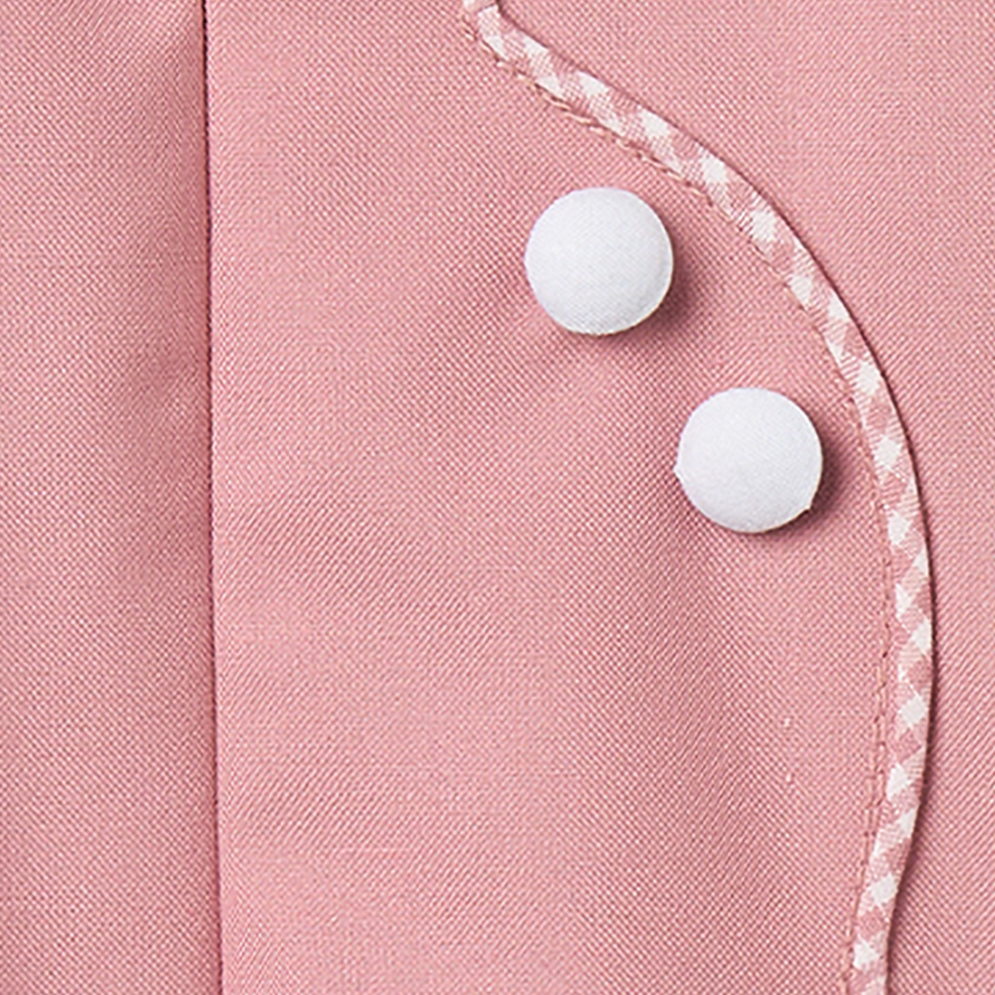 Juniors Pink School Dress with Long Sleeves - Girls-girls-clothing-schoolwear-dresses-image-3