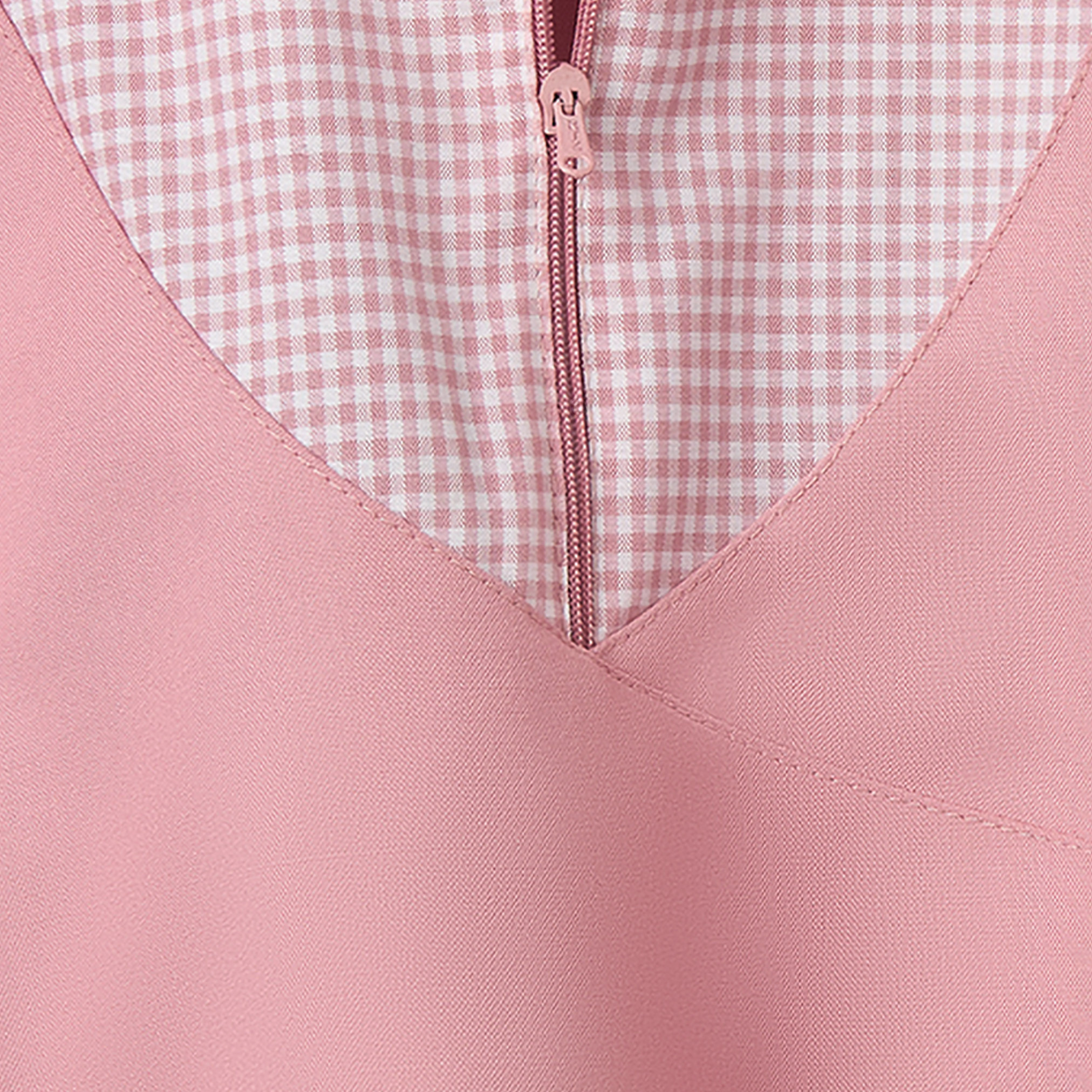 Juniors Checked School Dress with Collar - Girls-girls-clothing-schoolwear-dresses-image-3