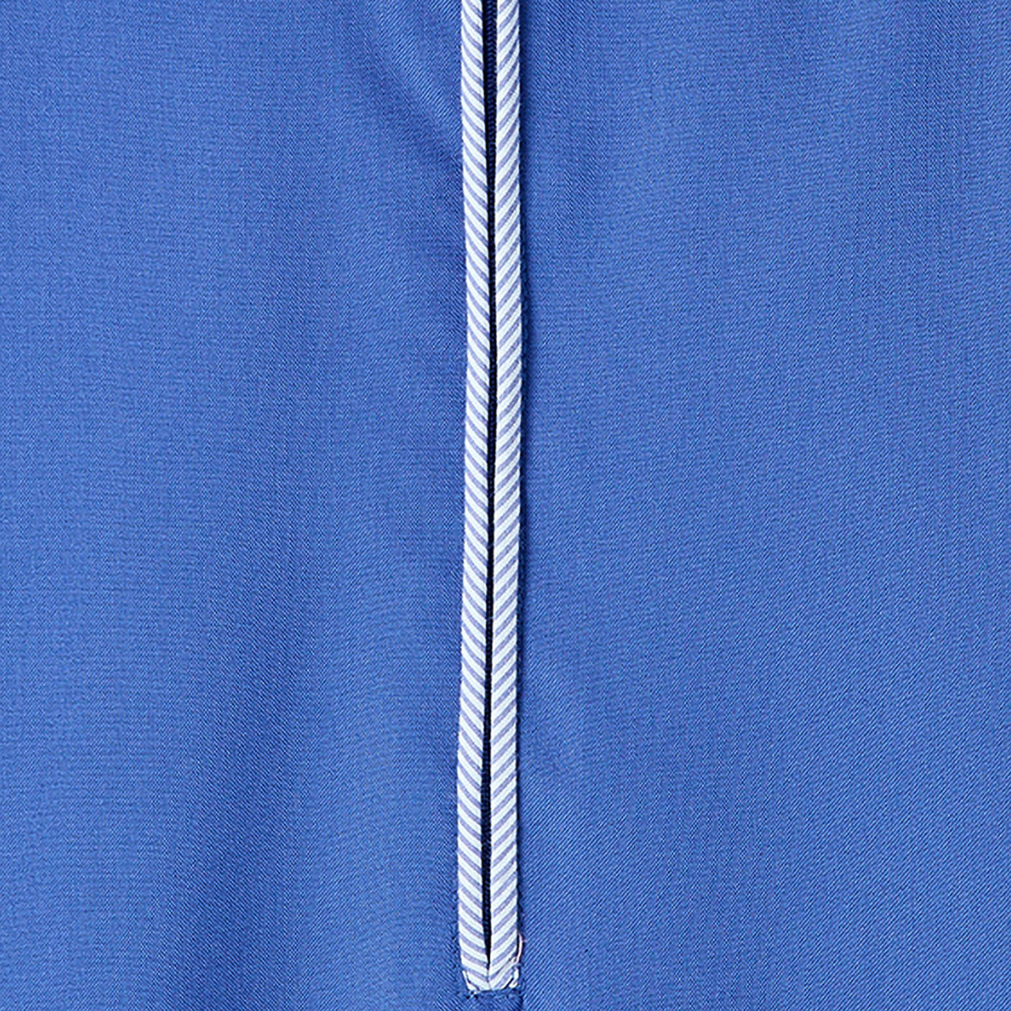 Juniors Blue A-line Dress with Collar - Girls-girls-clothing-schoolwear-dresses-image-3