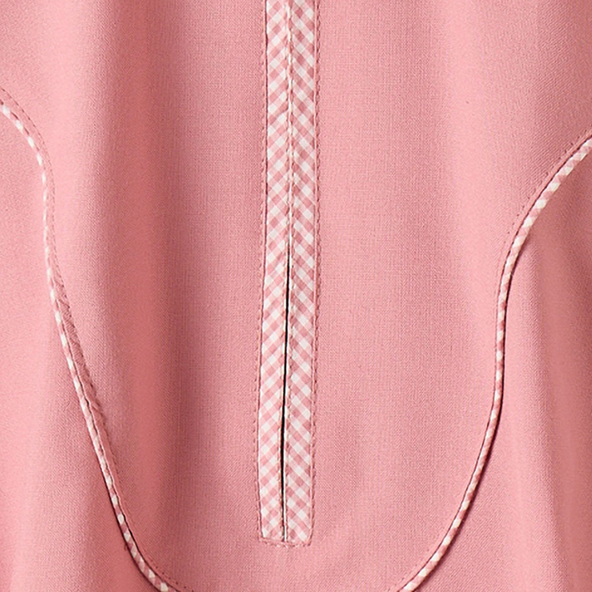 Juniors Pink School Dress with Long Sleeves - Girls-girls-clothing-schoolwear-dresses-image-3
