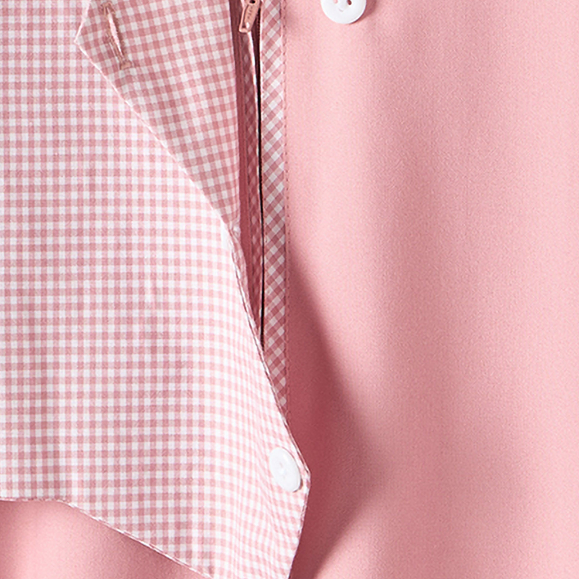 فستان مدرسة وردي بأكمام طويلة للبنات من جونيورز-girls-clothing-schoolwear-dresses-image-3