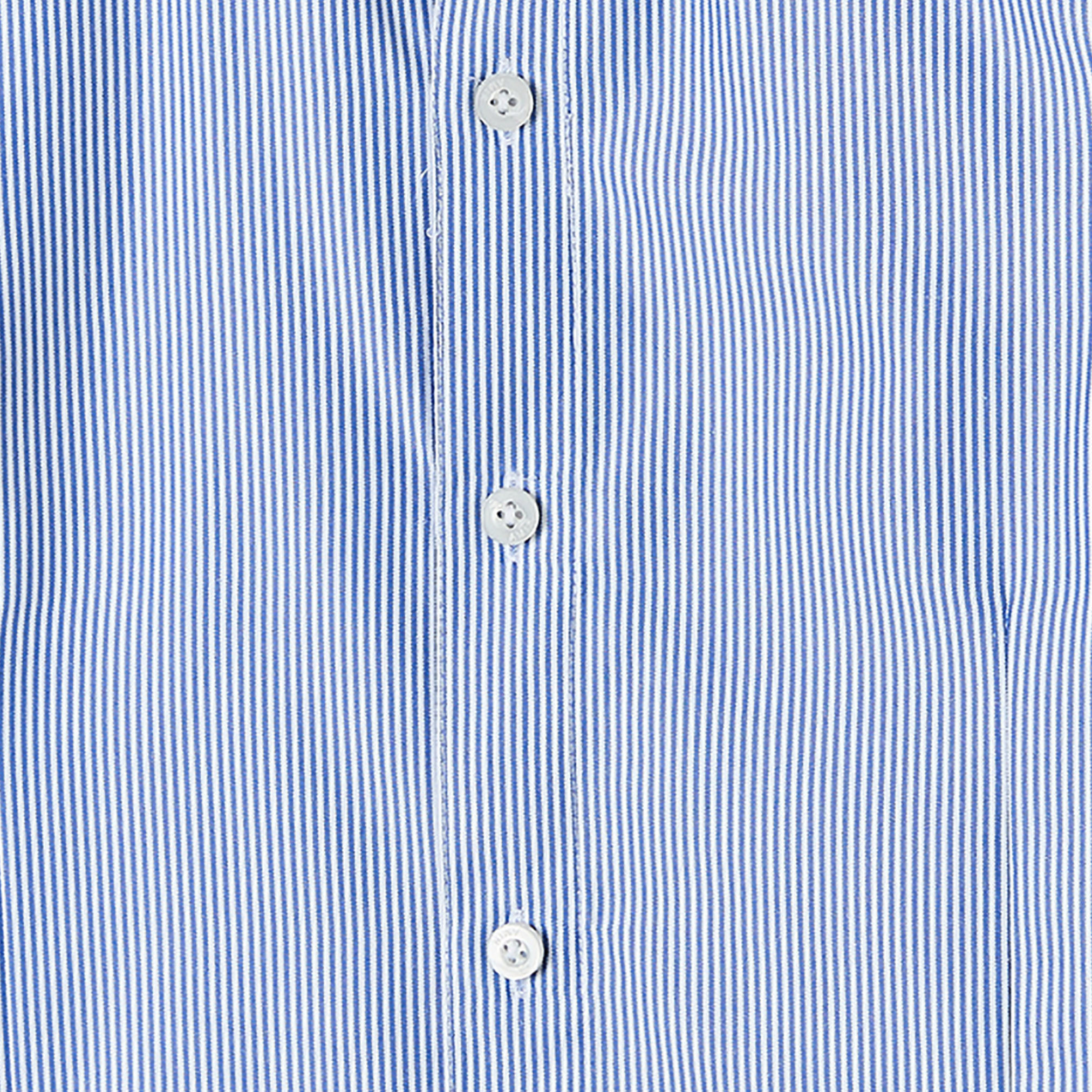 Juniors Blue School Shirt with Peter Pan Collar - Girls-girls-clothing-blousesandshirts-image-4