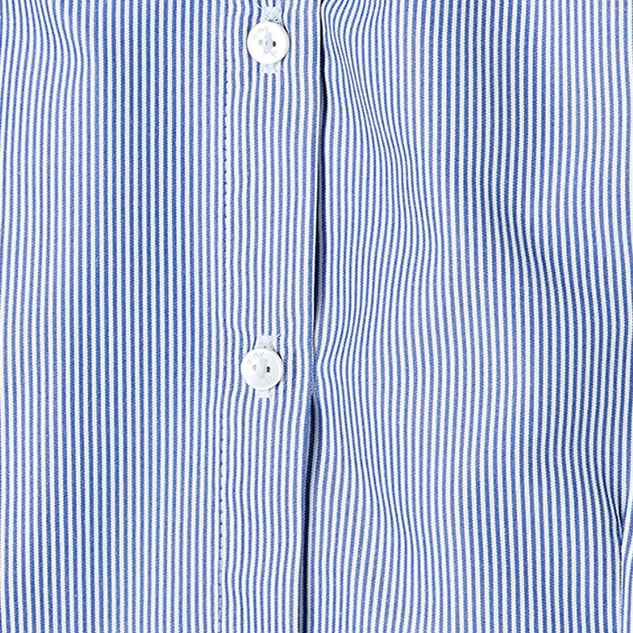 Juniors Blue School Shirt with Collar - Girls-girls-clothing-blousesandshirts-image-4