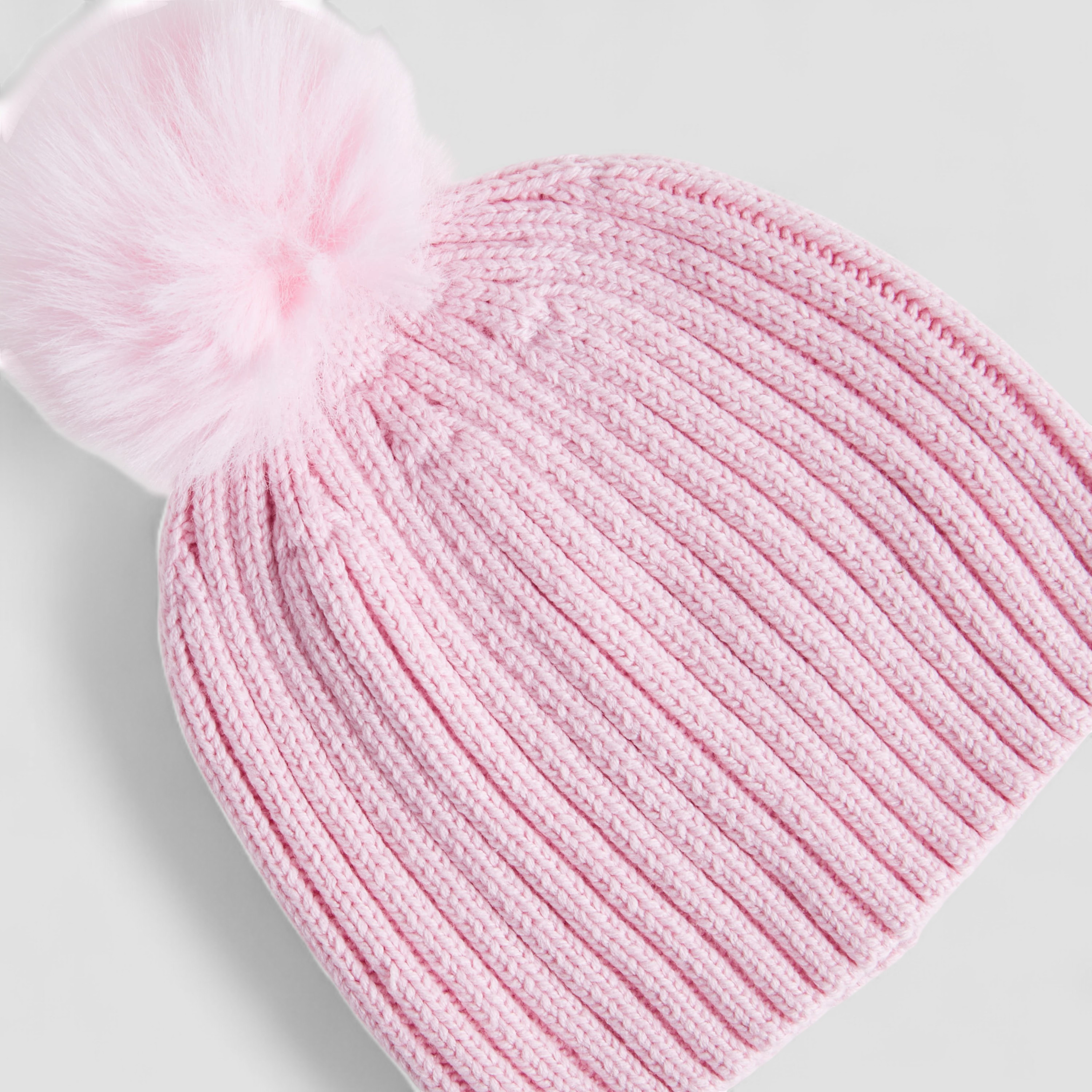 قبعة شتوية بتصميم كرة بوم بوم للبنات من جونيورز-girls-clothing-winterwear-winteraccessories-image-2