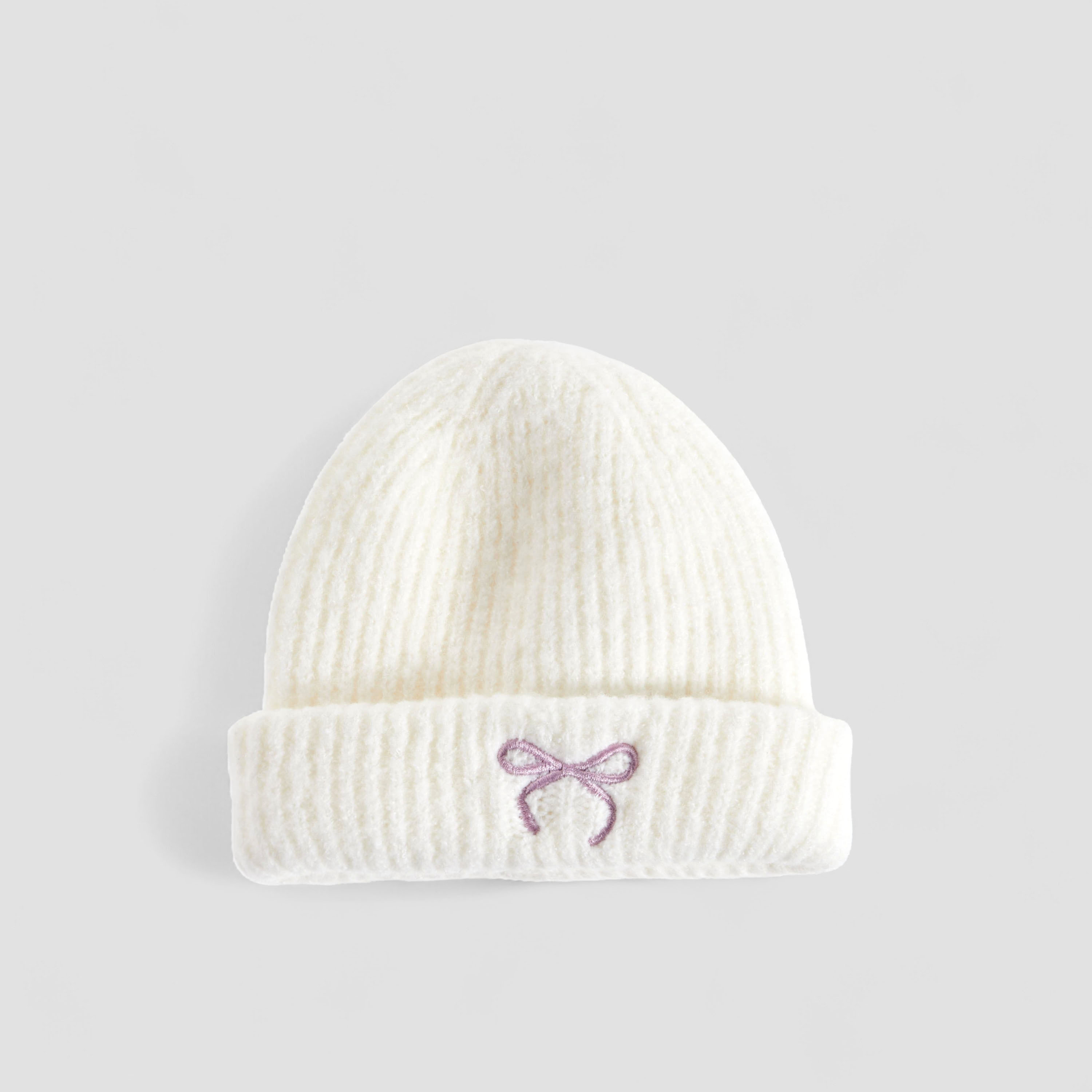 قبعة شتوية بتطريز فيونكة للفتيات من جونيورز-girls-clothing-winterwear-winteraccessories-image-5