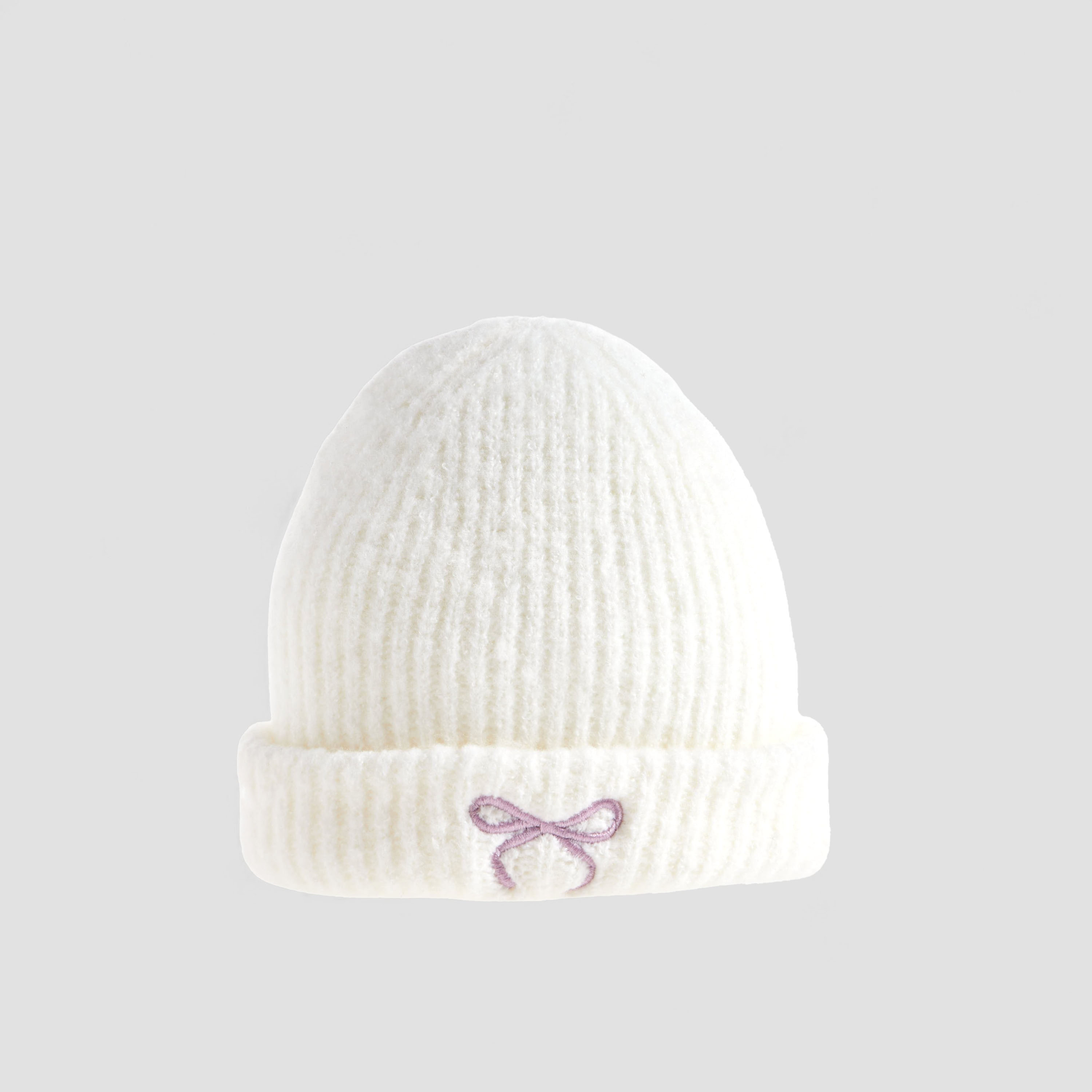 قبعة شتوية بتطريز فيونكة للفتيات من جونيورز-girls-clothing-winterwear-winteraccessories-image-4