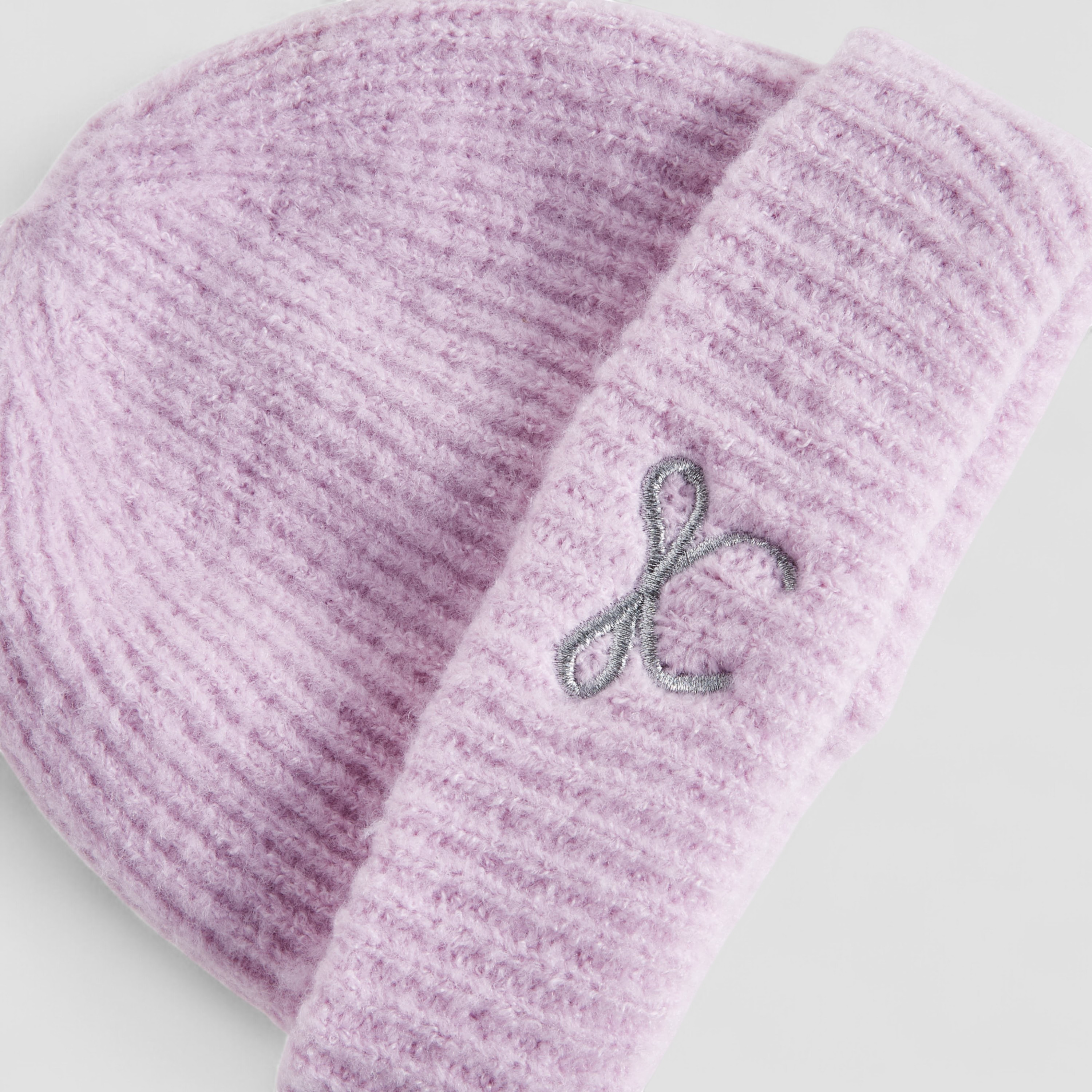 Juniors Girls Winter Beanie with Bow Embroidery-baby-girls-clothing-winterwear-winteraccessories-image-4