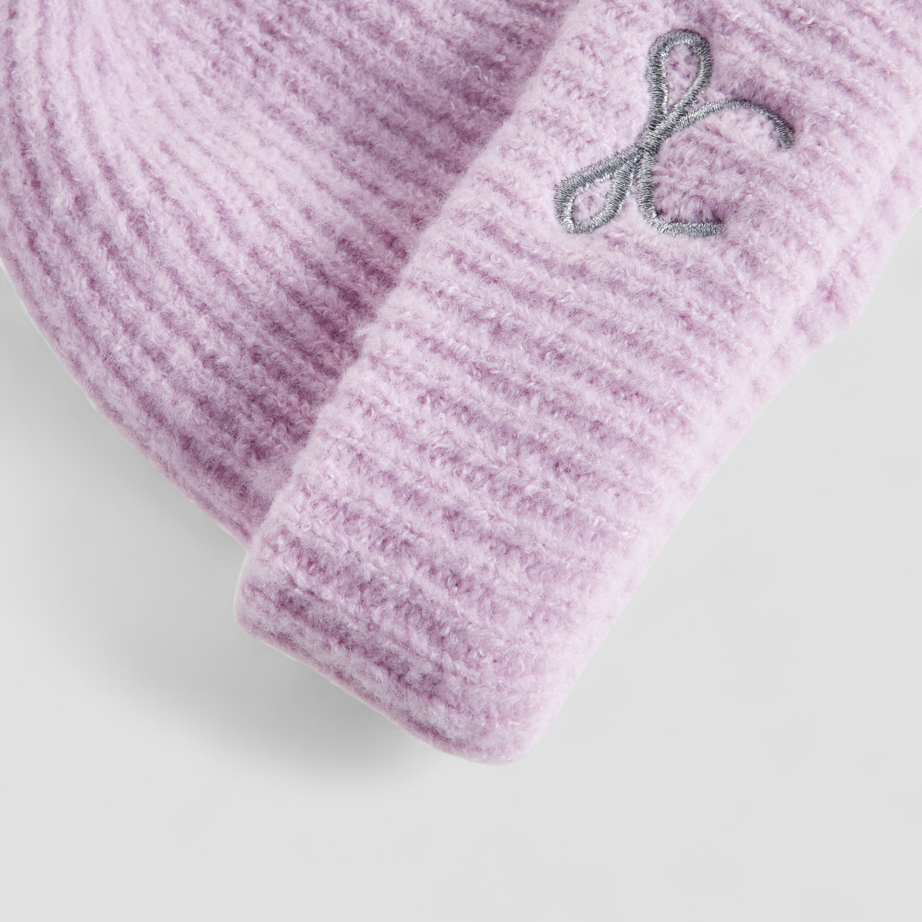 Juniors Girls Winter Beanie with Bow Embroidery-baby-girls-clothing-winterwear-winteraccessories-image-5