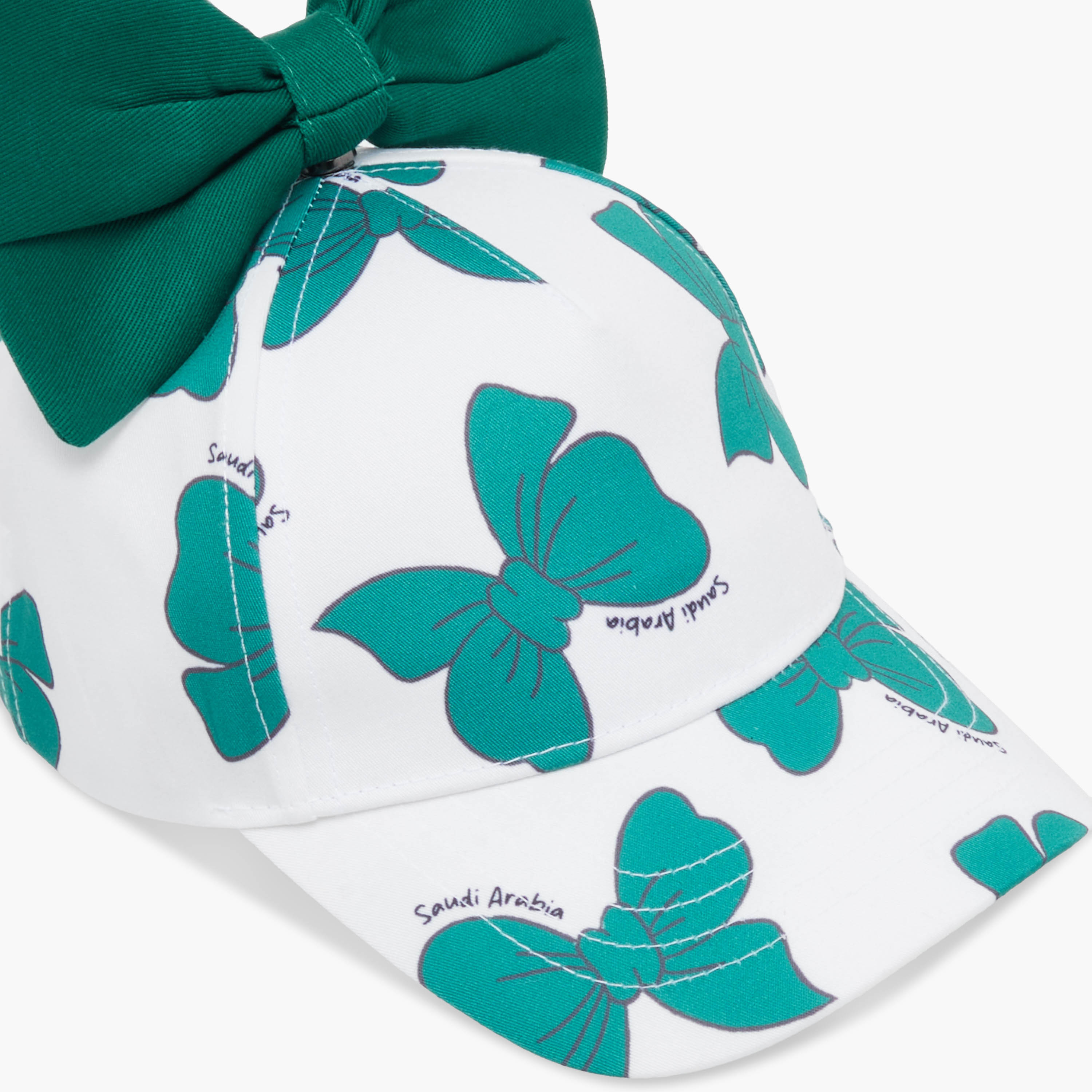 Juniors Printed Cap with Hook and Loop Strap Closure-girls-accessories-caps-image-6