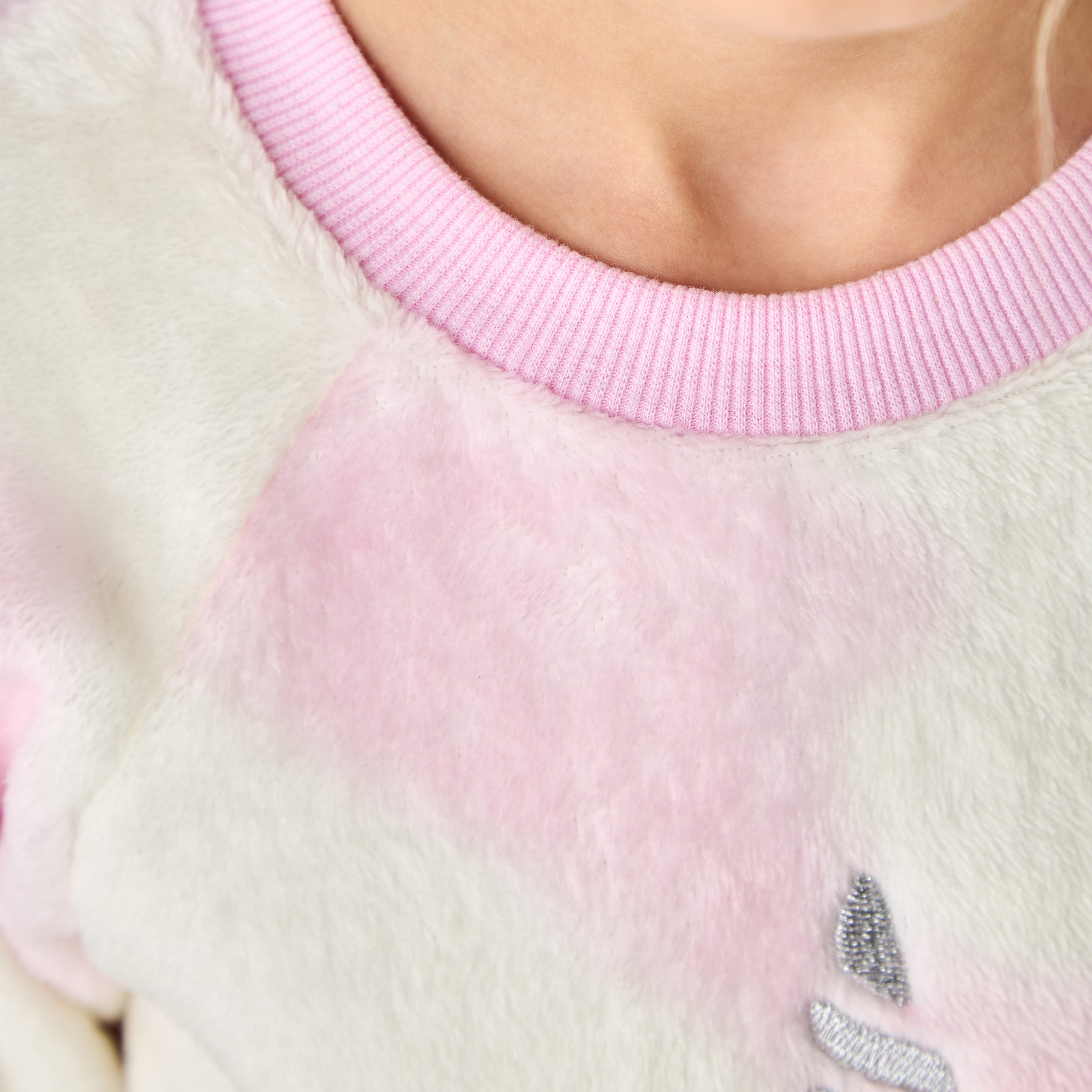 Juniors Girls Pyjama Set with Unicorn Print - Polyester - Long Sleeves - Crew Neck-girls-clothing-winterwear-setsandcoords-image-6