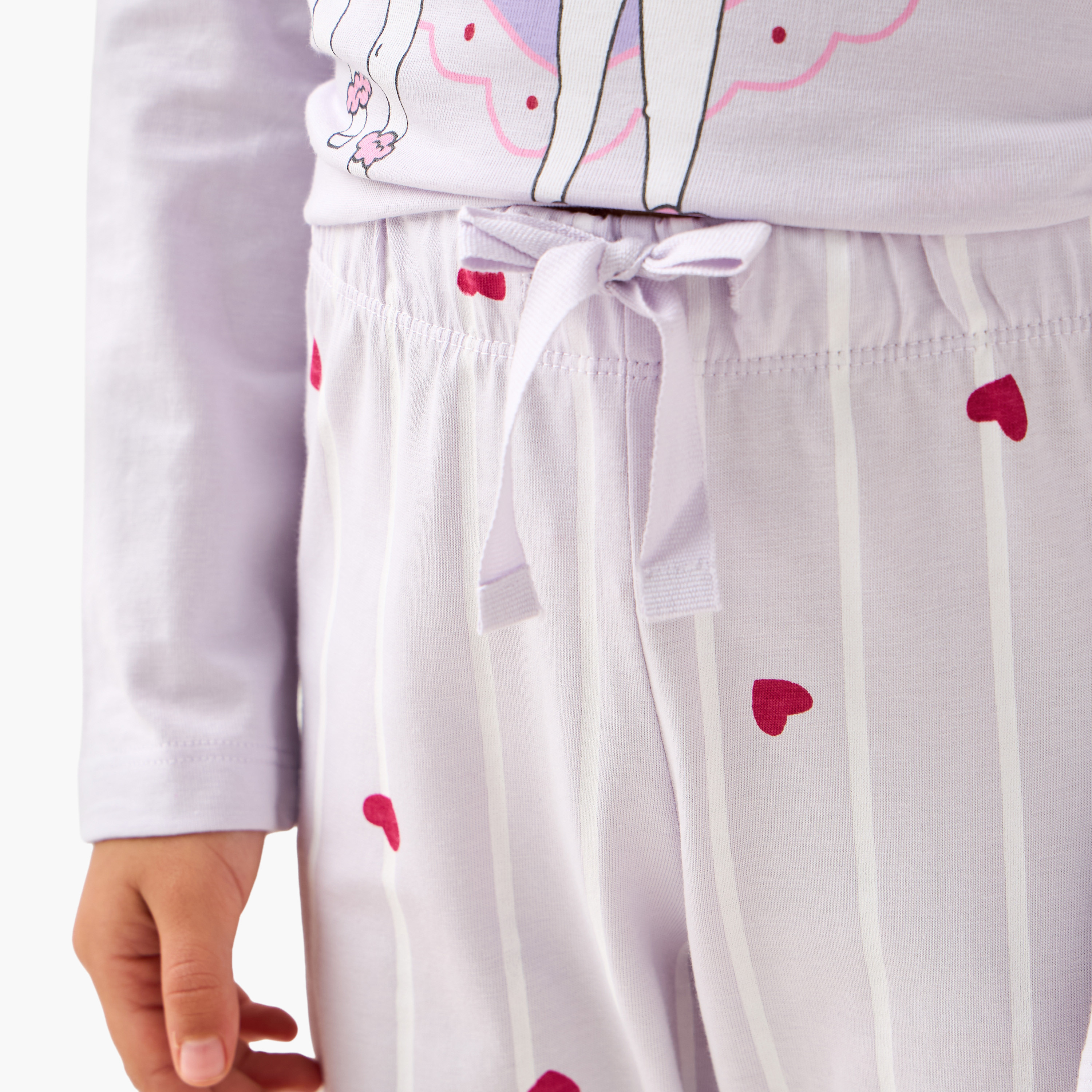 Juniors Cotton Crew Neck Long Sleeves Pyjama Set with Unicorn Print-baby-girls-clothing-winterwear-pyjamasets-image-6