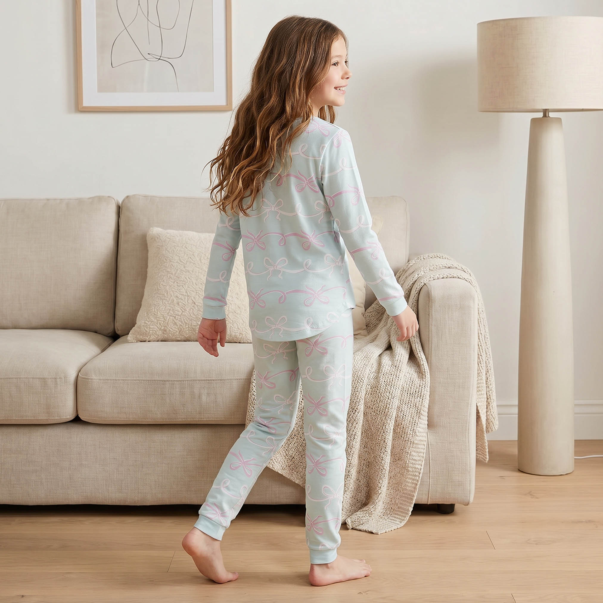 Juniors Cotton Crew Neck Long Sleeves Pyjama Set with Unicorn Print-baby-girls-clothing-winterwear-pyjamasets-image-3