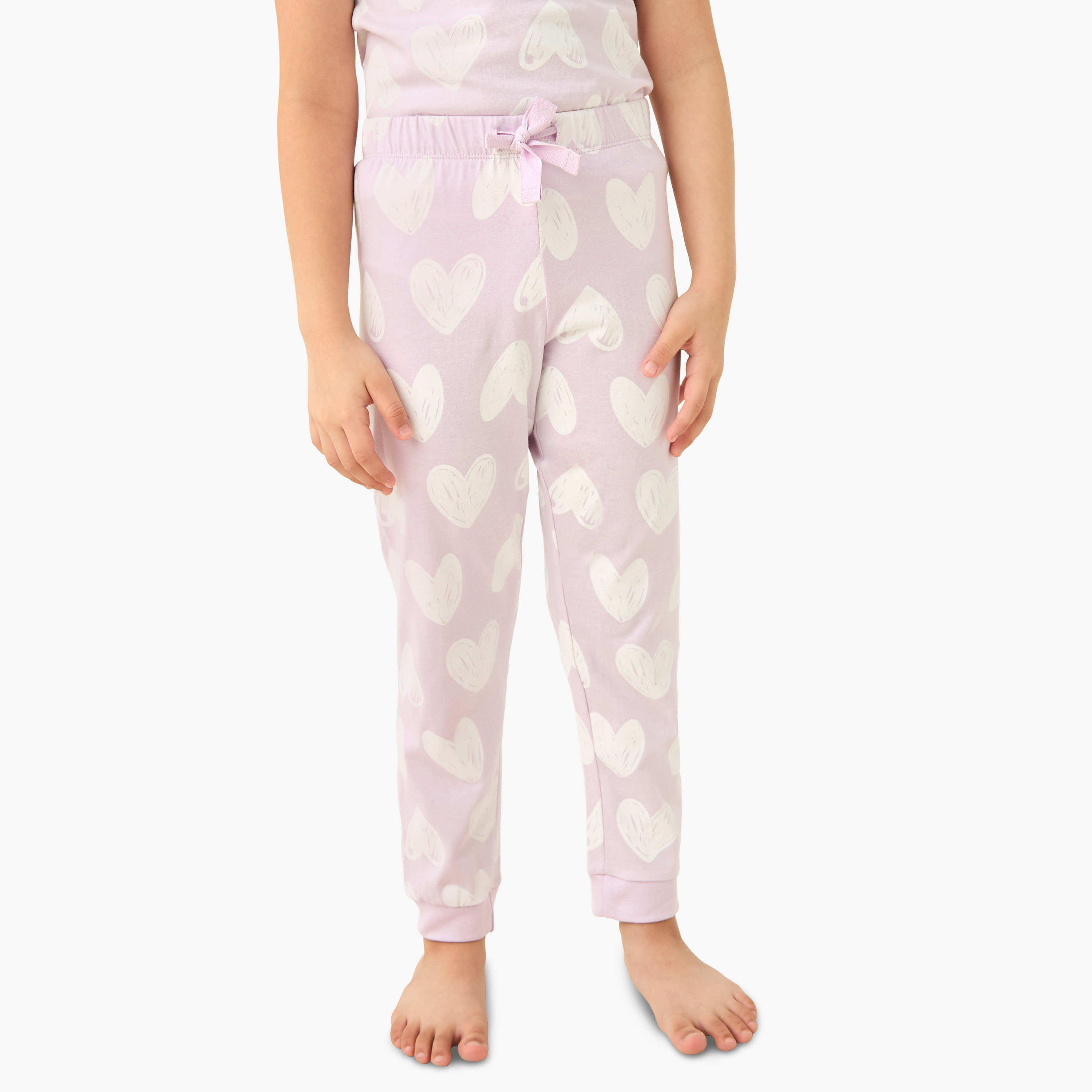 Juniors Printed T-shirts and Pyjamas - Set of 3-baby-girls-clothing-nightwear-pyjamasets-image-6