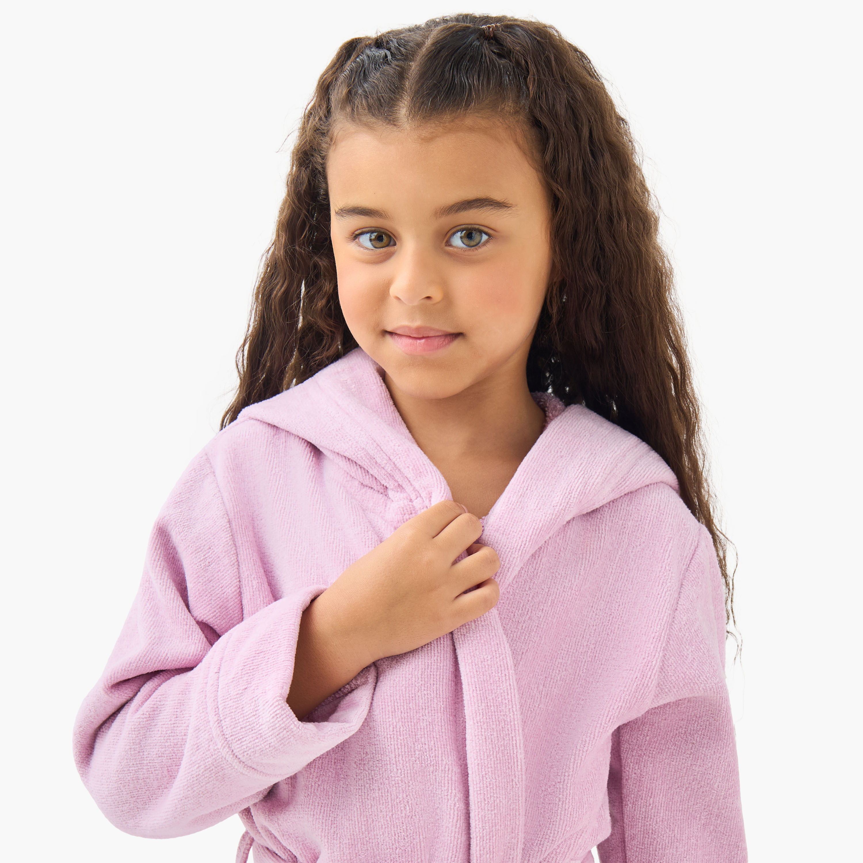 Juniors Baby Towel with Hood - 2-8 Years-girls-clothing-nightwear-image-4