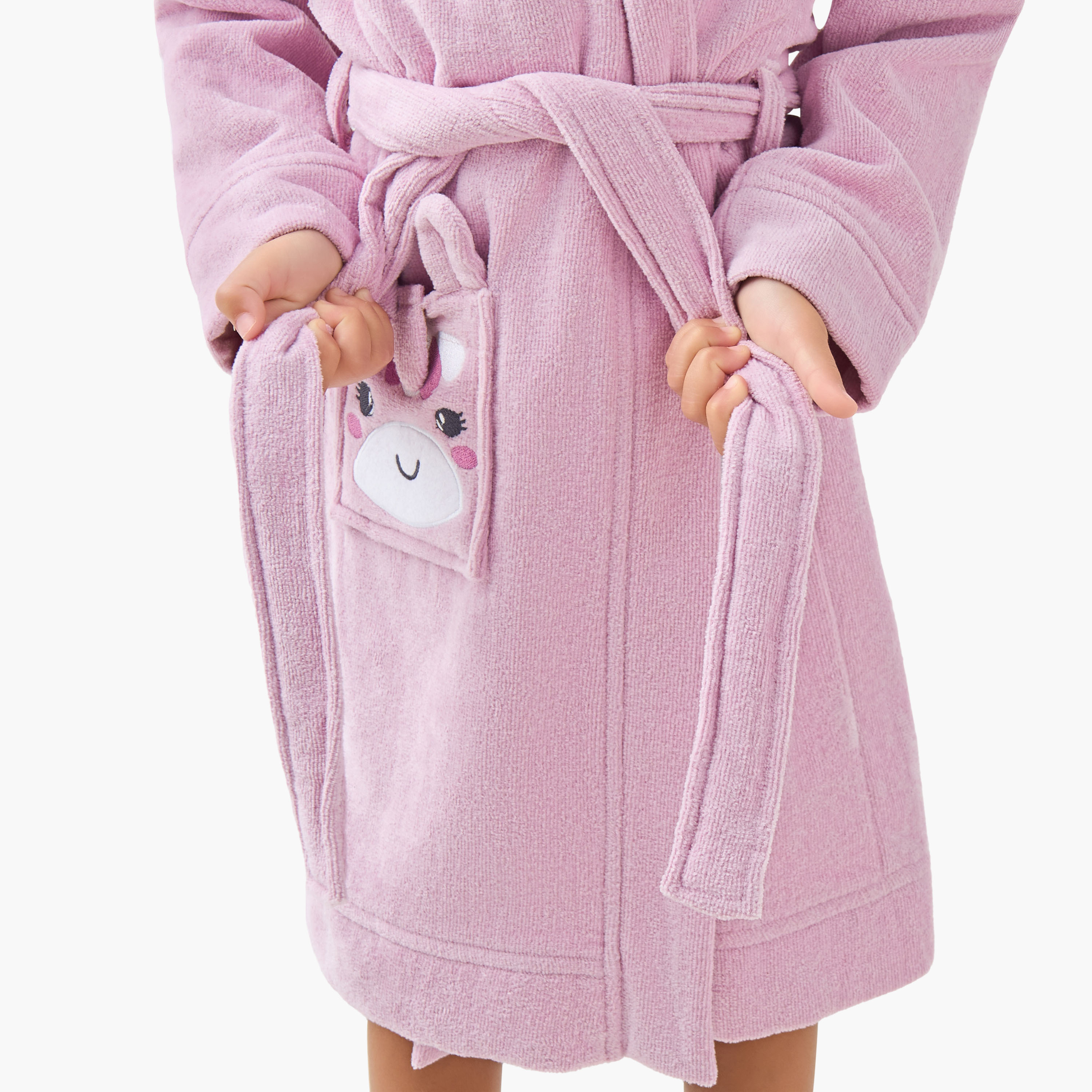 Juniors Baby Towel with Hood - 2-8 Years-girls-clothing-nightwear-image-5