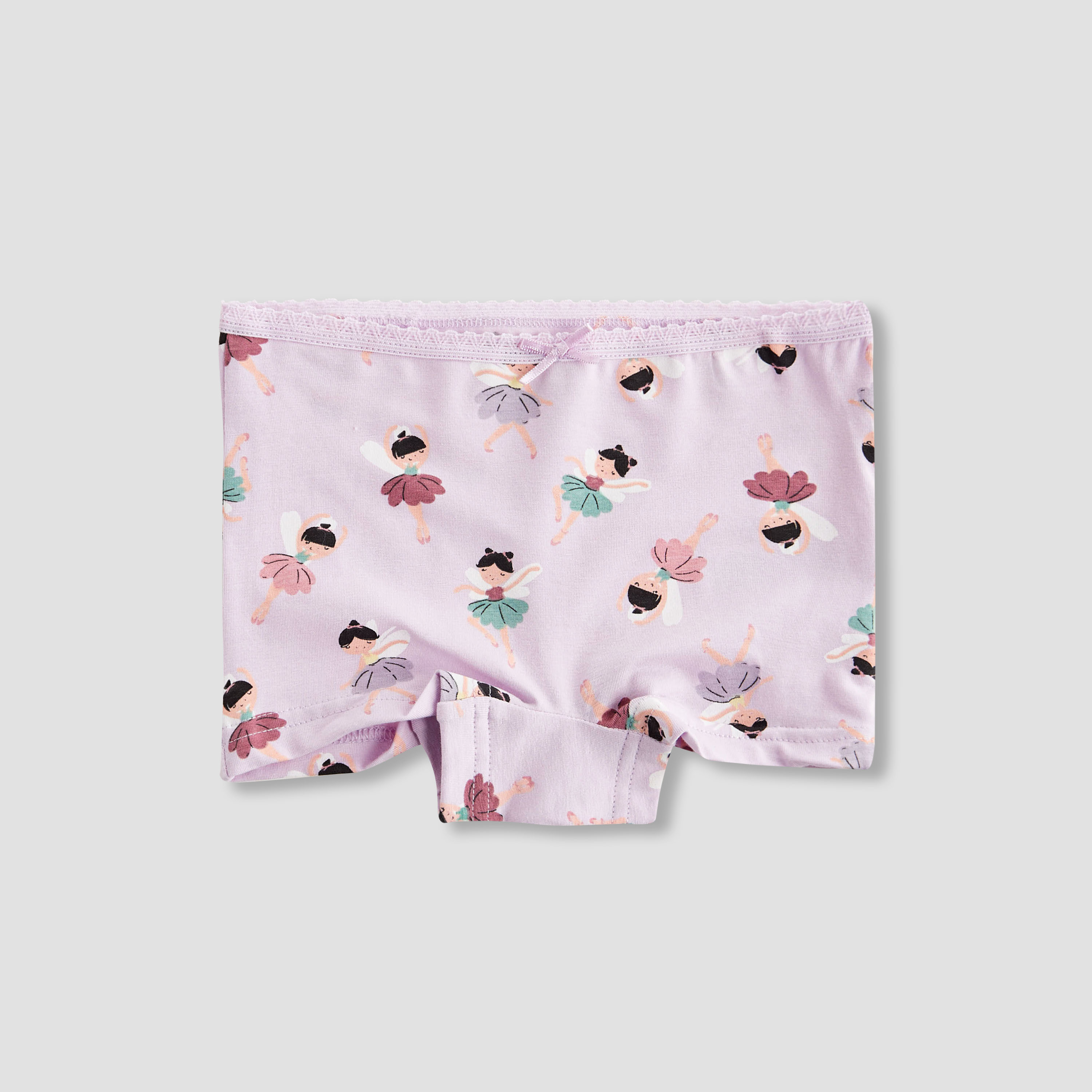 Juniors Girls Boxer Briefs with Fun Print - Soft Cotton - 5-Piece Set-girls-clothing-innerwear-panties-image-2