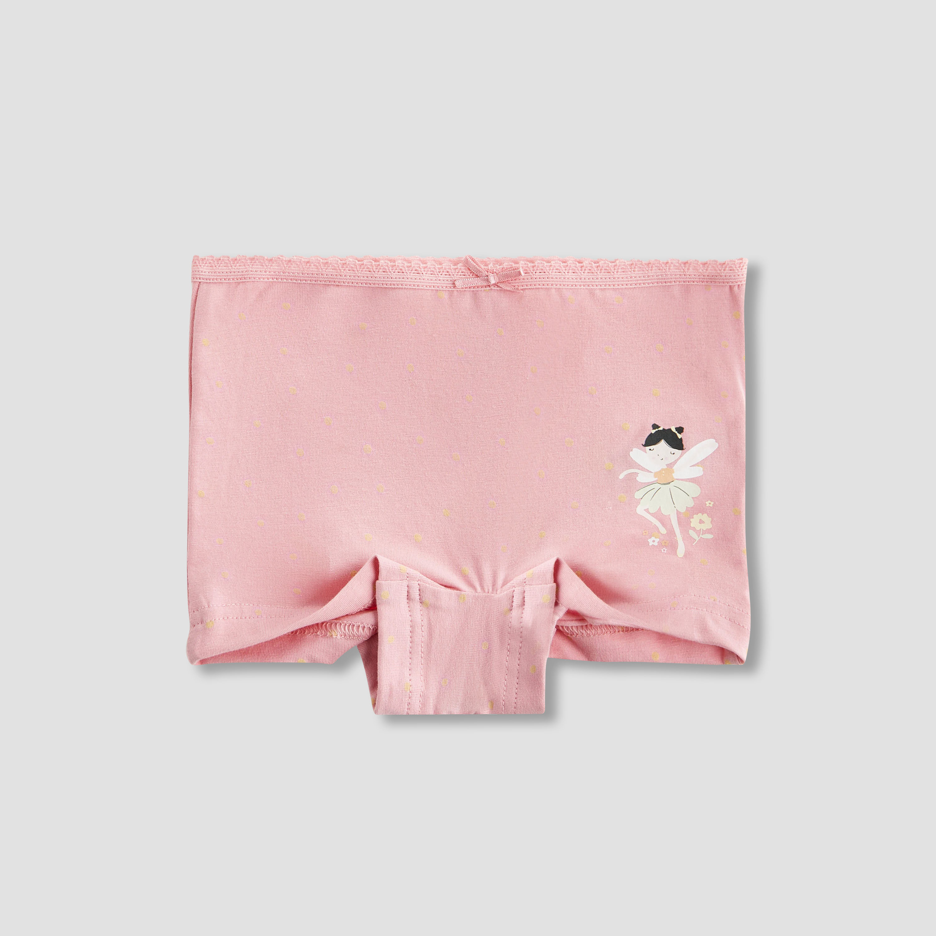 Juniors Girls Boxer Briefs with Fun Print - Soft Cotton - 5-Piece Set-girls-clothing-innerwear-panties-image-5