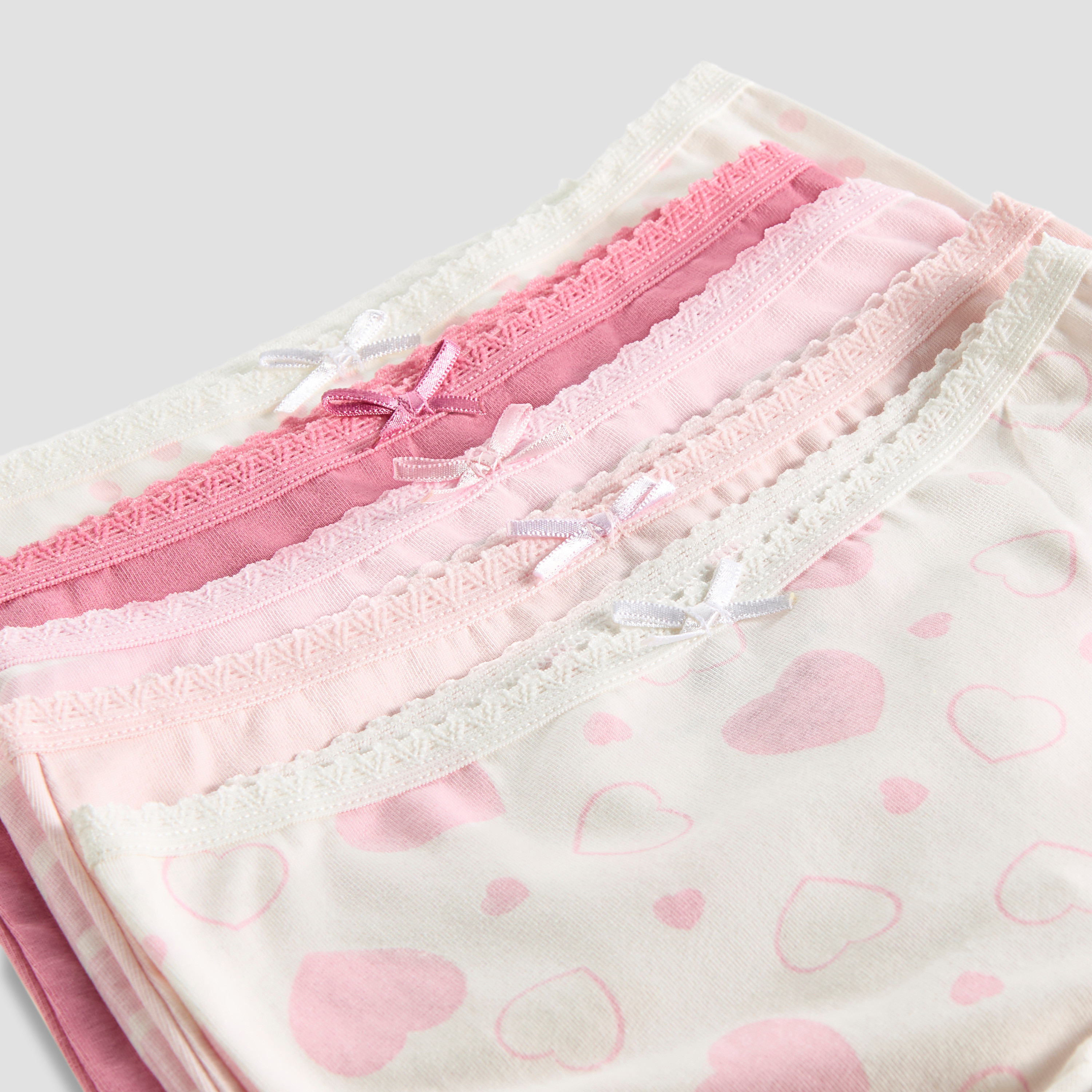 Juniors Girls Briefs with Print - Cotton - Set of 5-girls-clothing-innerwear-panties-image-7