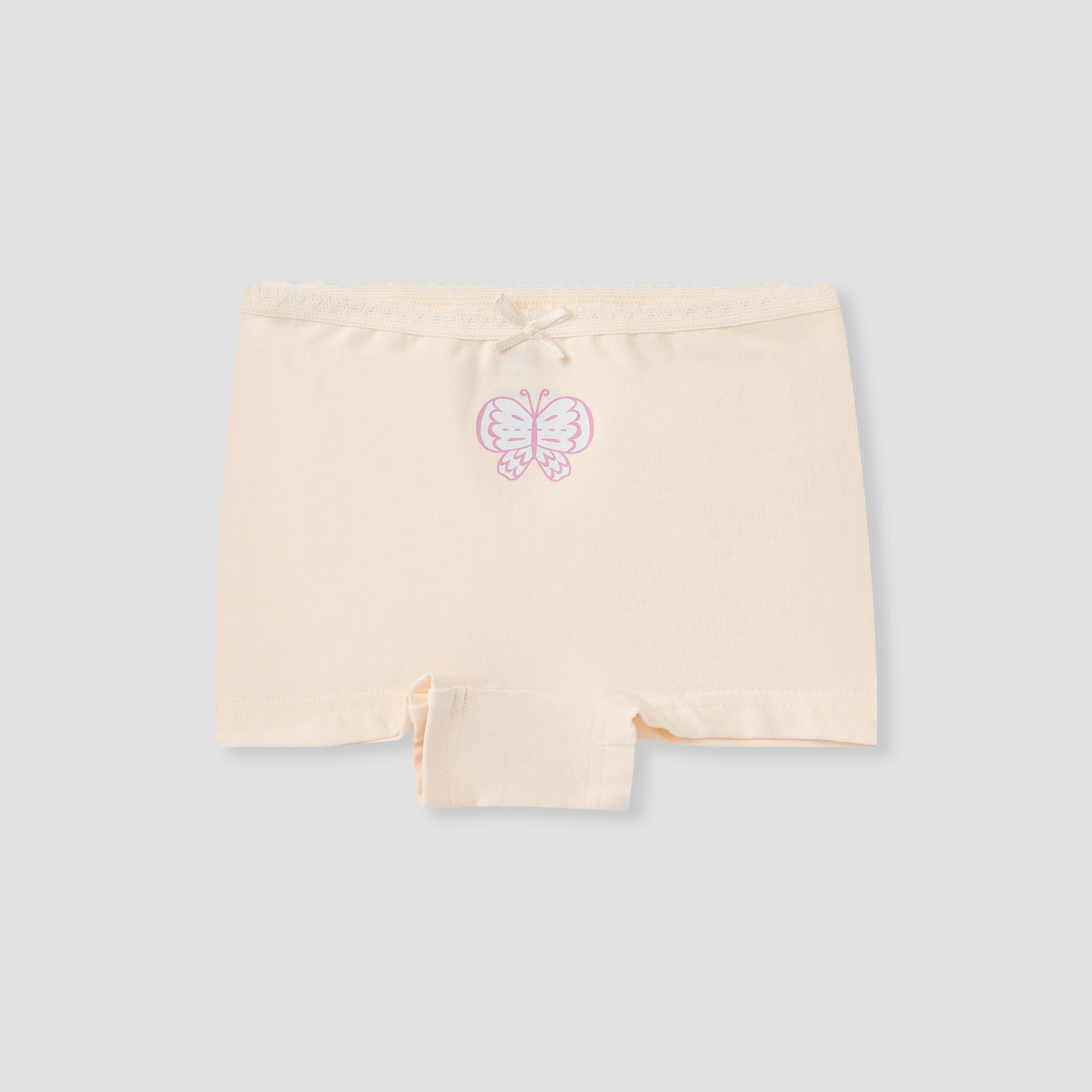 Juniors Printed Briefs with Elasticated Waistband - Set of 7-baby-girls-clothing-innerwear-image-2