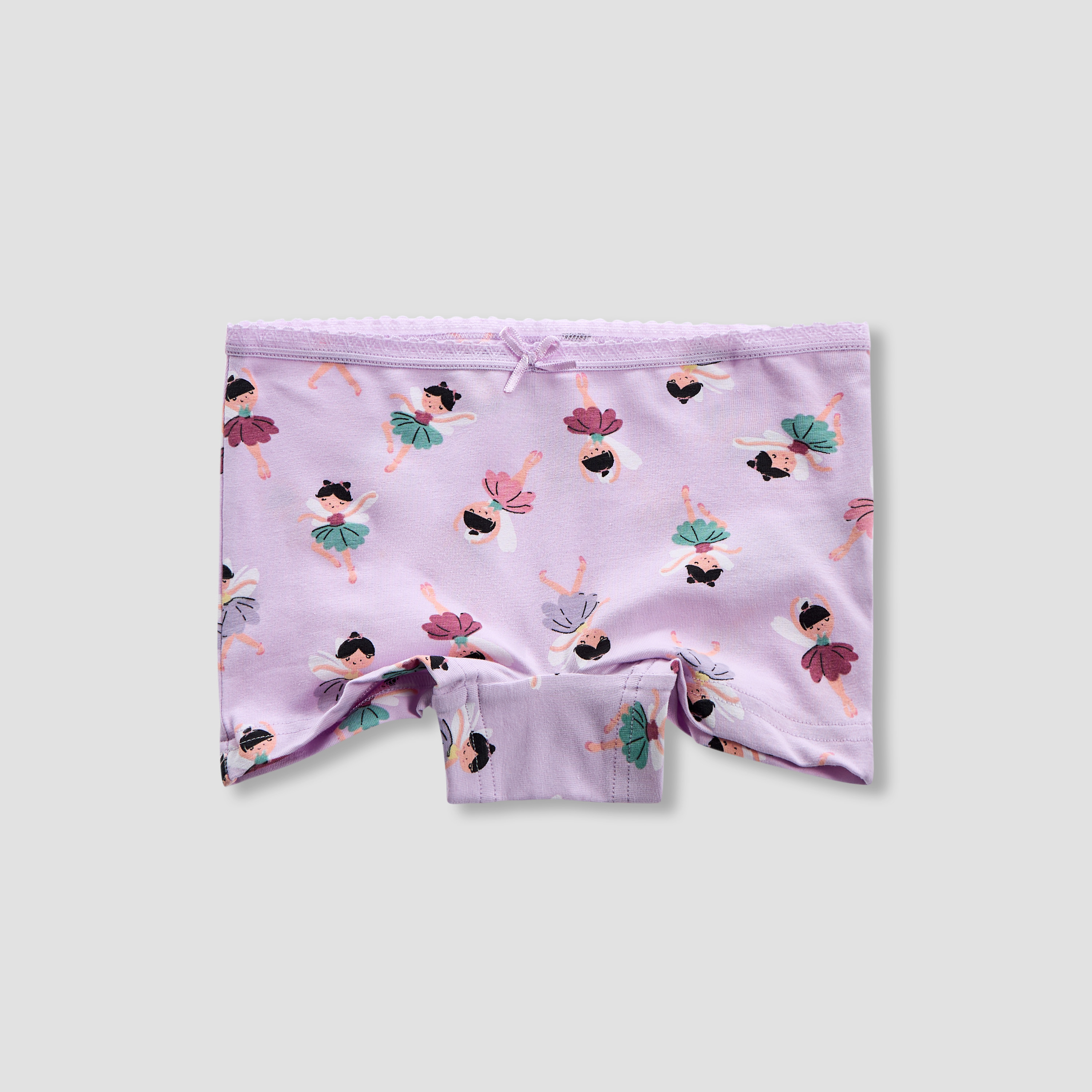 Juniors Printed Briefs with Elasticated Waistband - Set of 5-baby-girls-clothing-innerwear-image-2