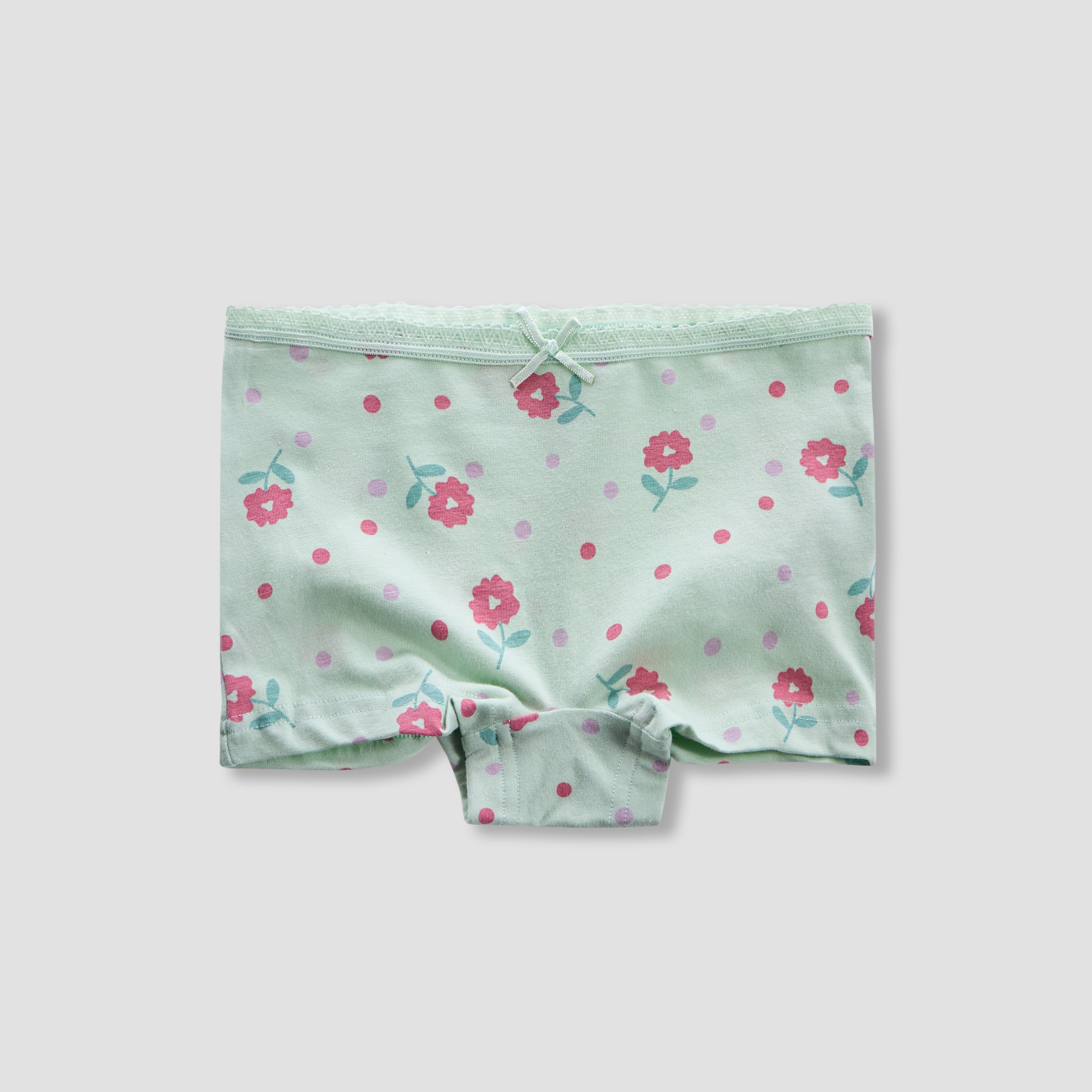Juniors Printed Briefs with Elasticated Waistband - Set of 5-baby-girls-clothing-innerwear-image-4