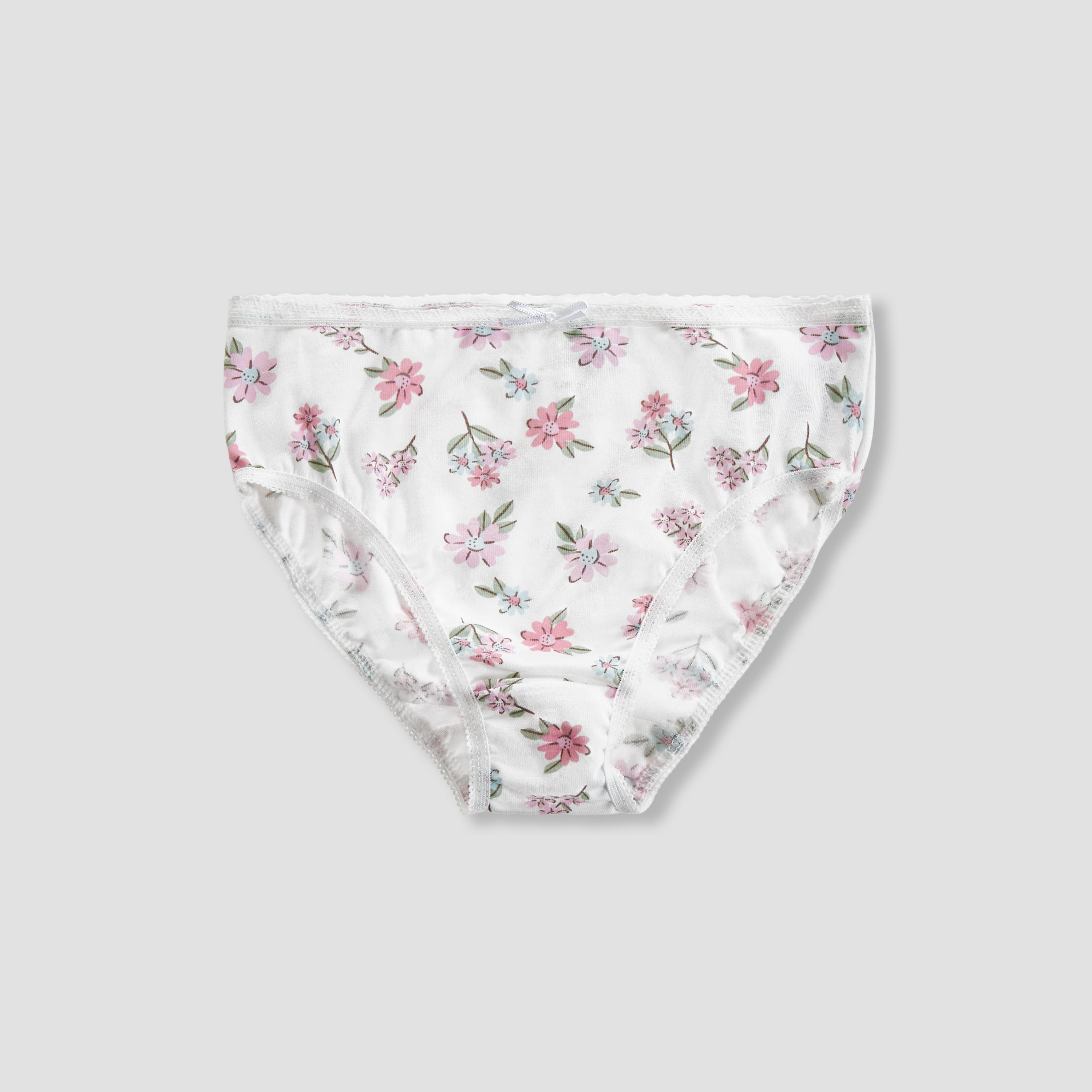 Juniors Girls Briefs with Assorted Print - Cotton - 5-Piece Set-baby-girls-clothing-innerwear-image-3