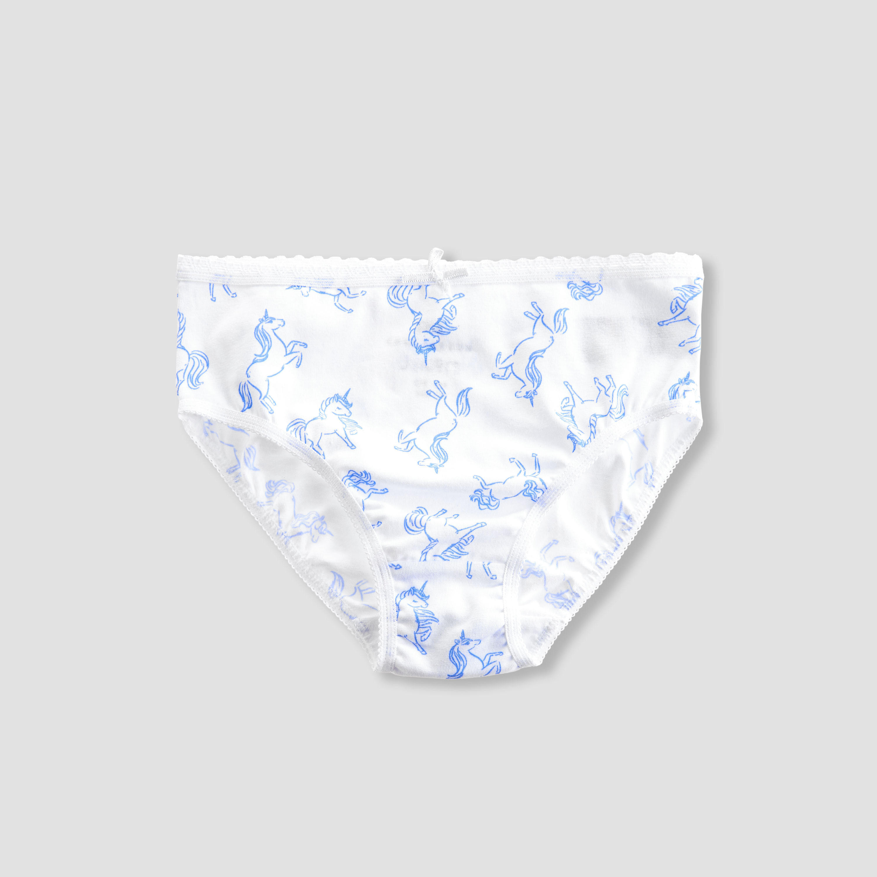 Juniors Girls Briefs with Unicorn Print - Cotton - Set of 5-girls-clothing-innerwear-panties-image-6