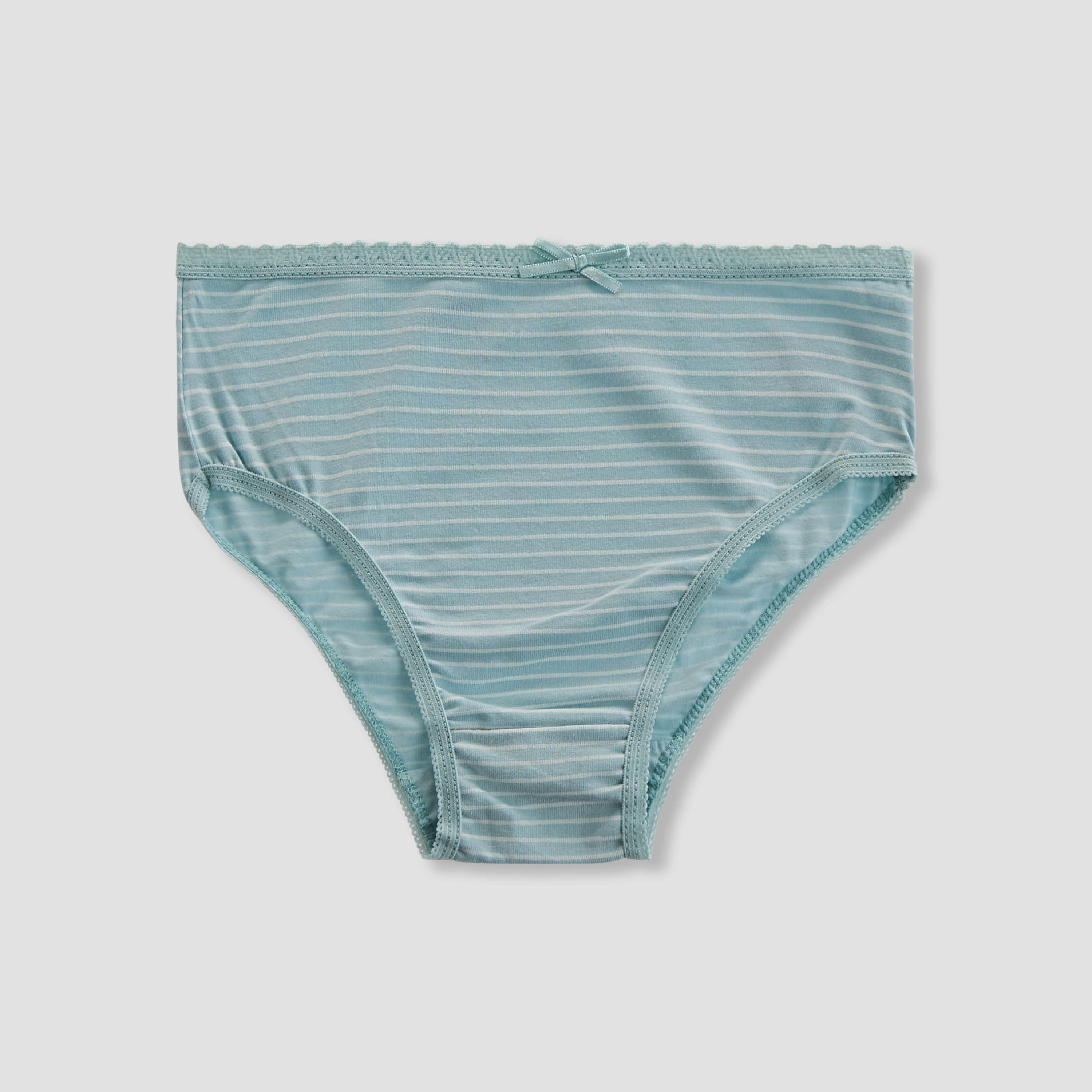 Juniors Girls Briefs with Butterfly Print - Cotton - 7-Piece Set-girls-clothing-innerwear-panties-image-2
