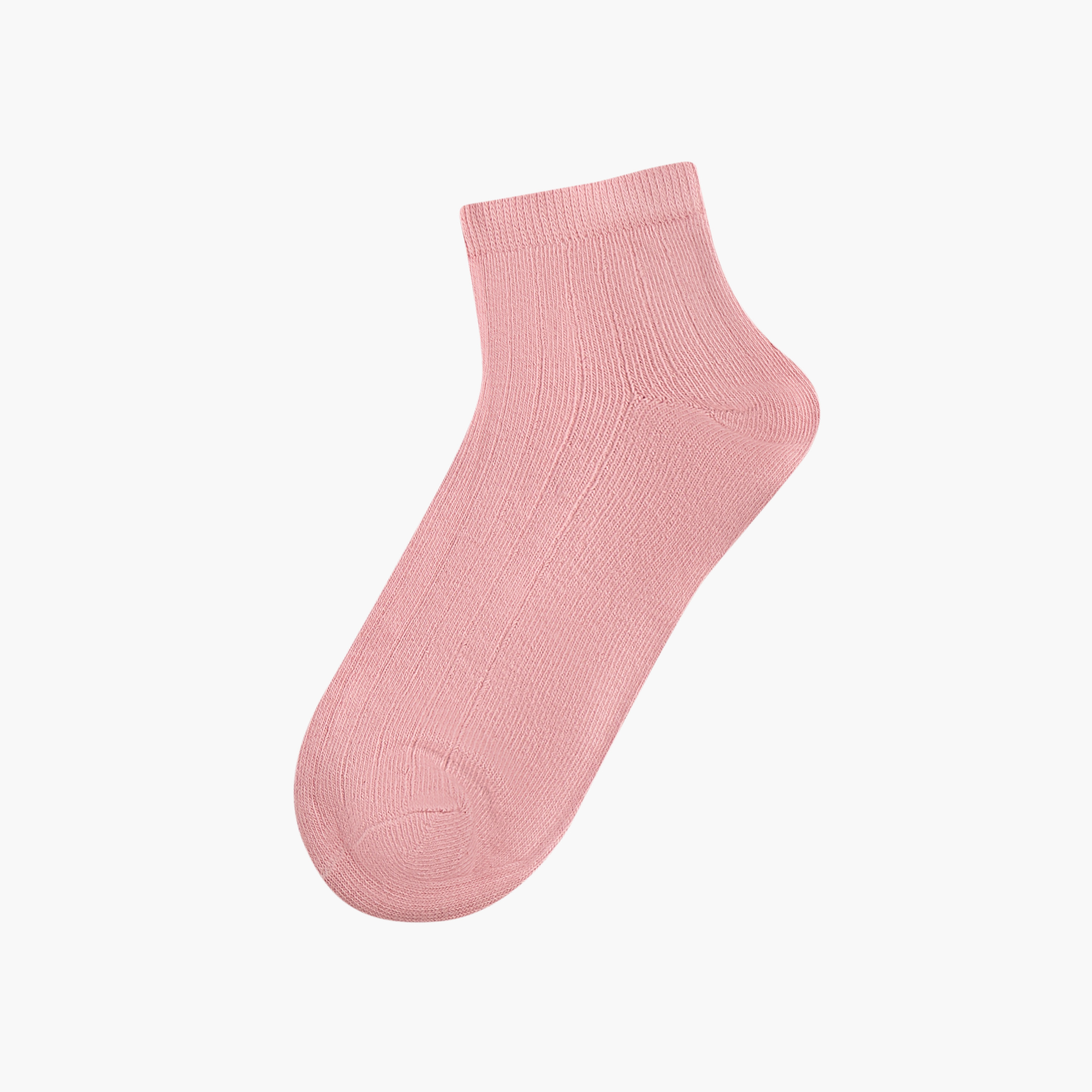 Juniors Solid Ankle Length Socks - Set of 7-baby-girls-accessories-socks-image-2