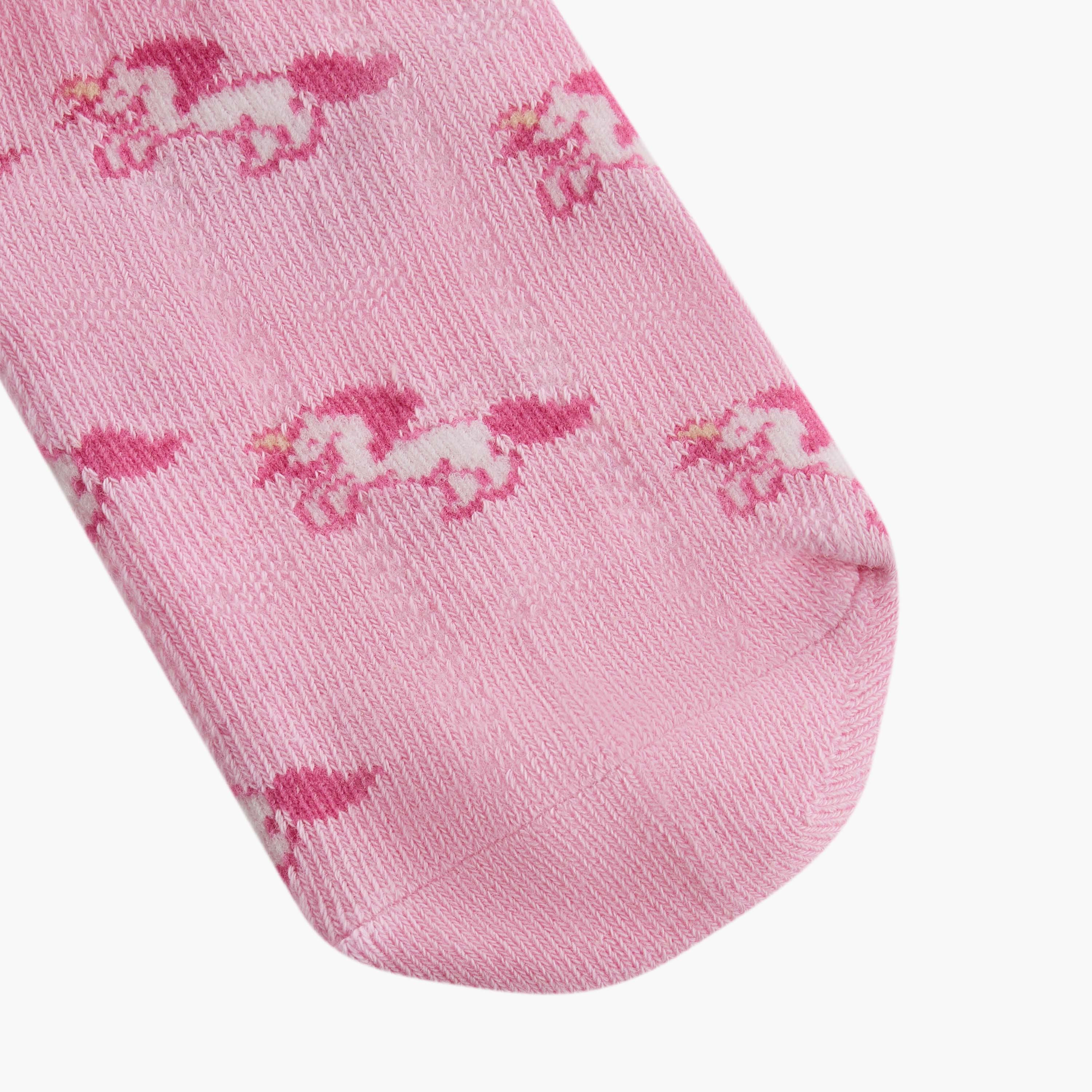Juniors Unicorn Print Ankle Length Socks - Set of 3-baby-girls-accessories-socks-image-5
