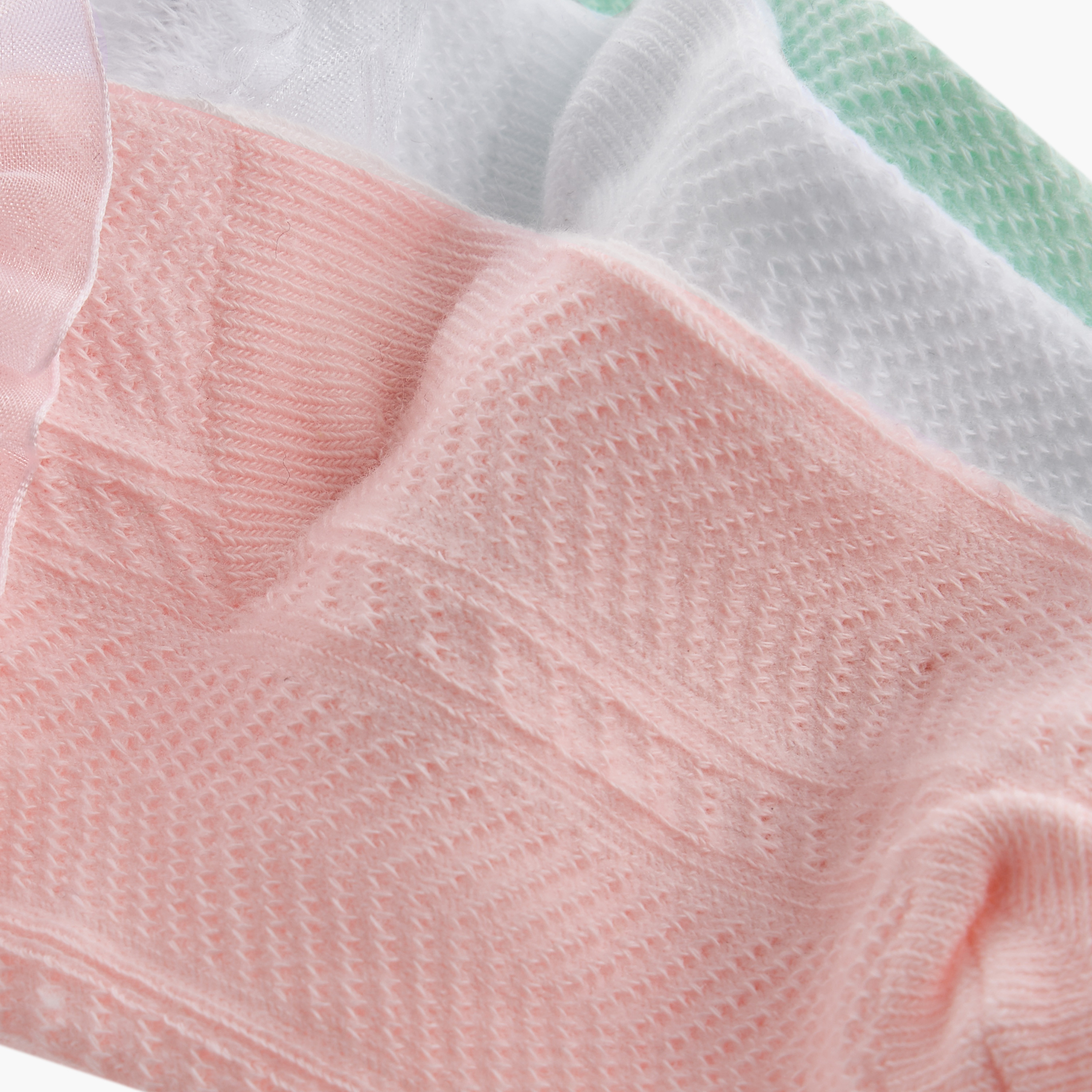 Juniors Frill Detail Ankle Length Socks - Set of 3-girls-accessories-socks-image-4