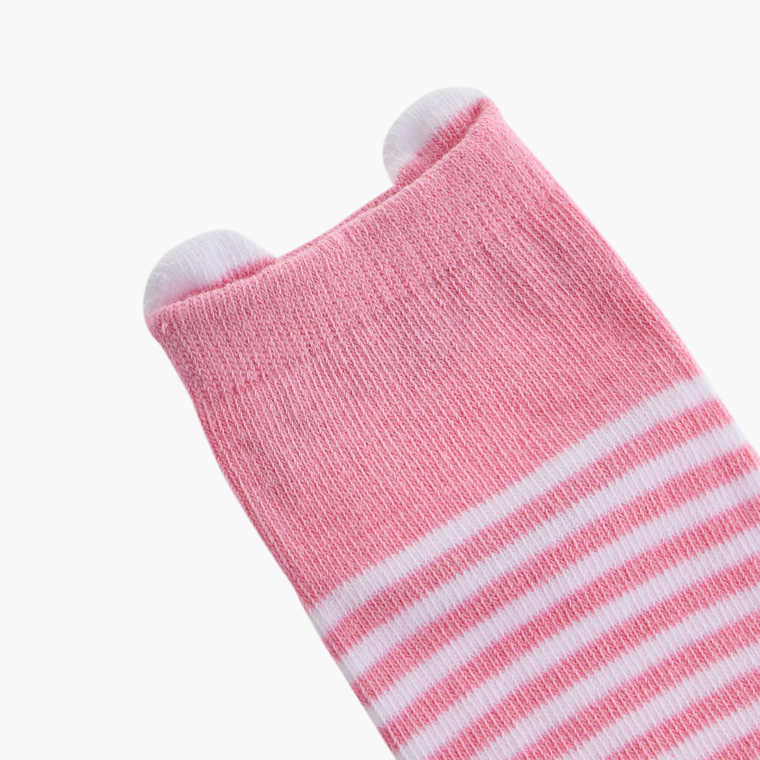 Juniors Assorted Ankle Length Socks - Set of 3-baby-girls-accessories-socks-image-5