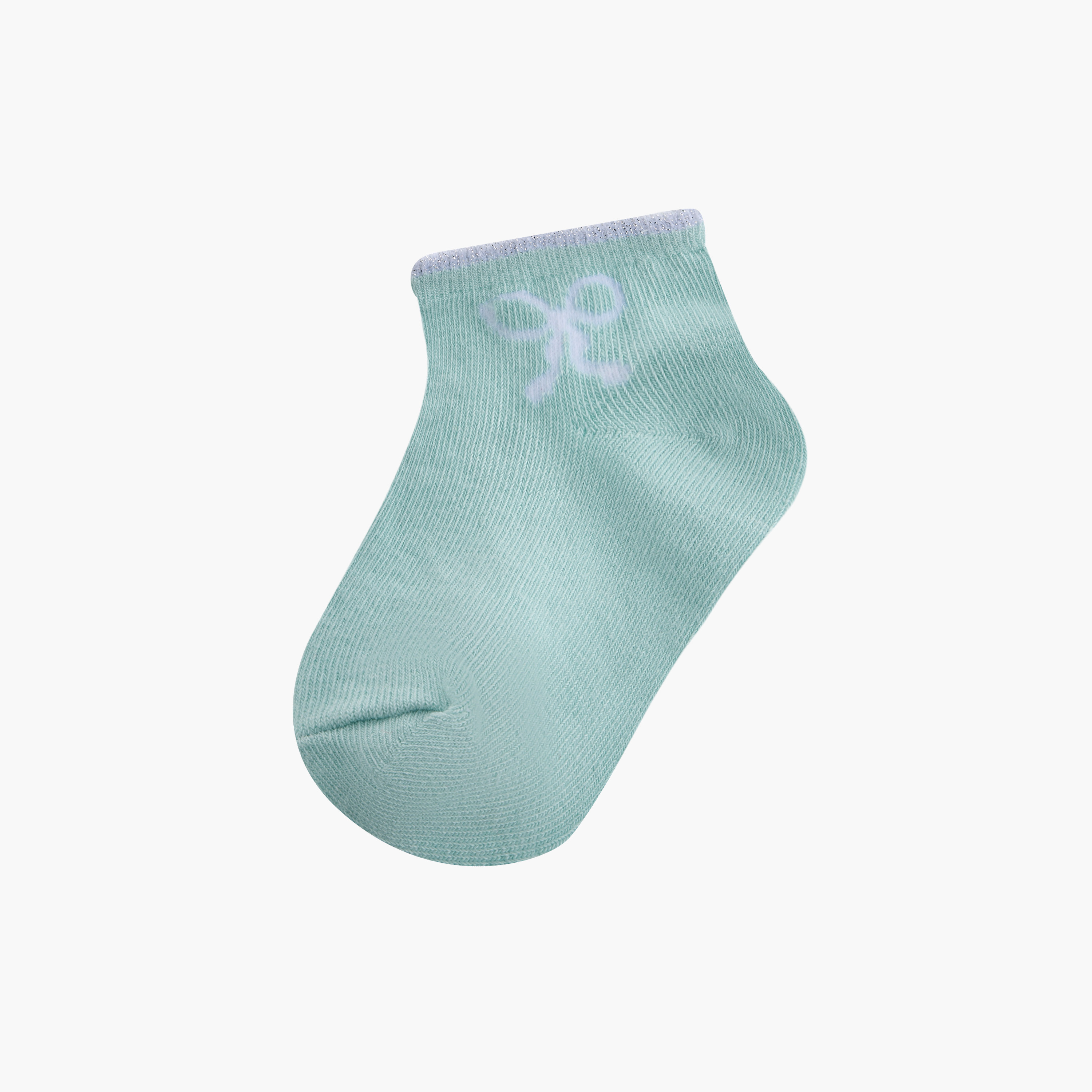 Juniors Cherry Print Ankle Length Socks - Set of 3-baby-girls-accessories-socks-image-2