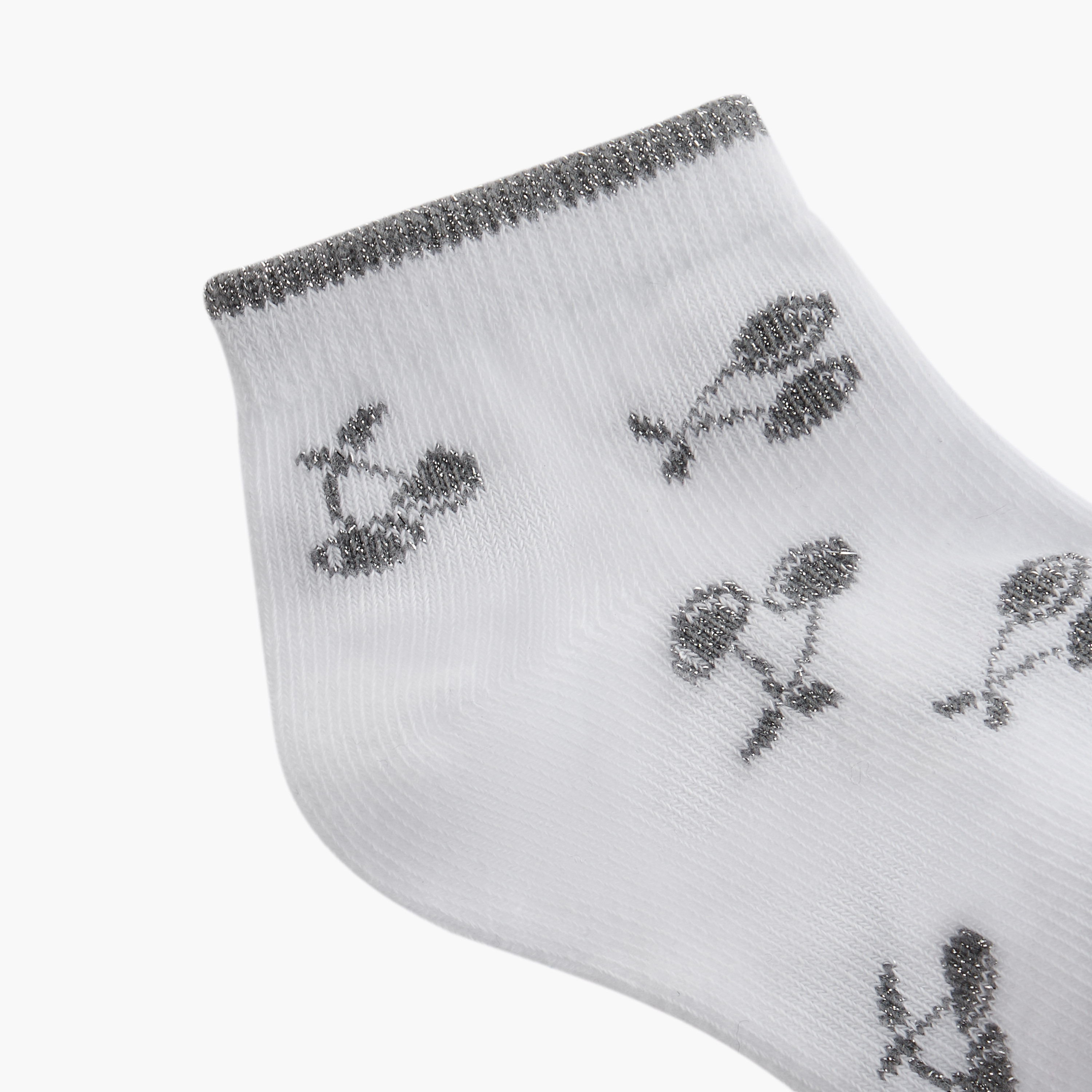 Juniors Cherry Print Ankle Length Socks - Set of 3-baby-girls-accessories-socks-image-3