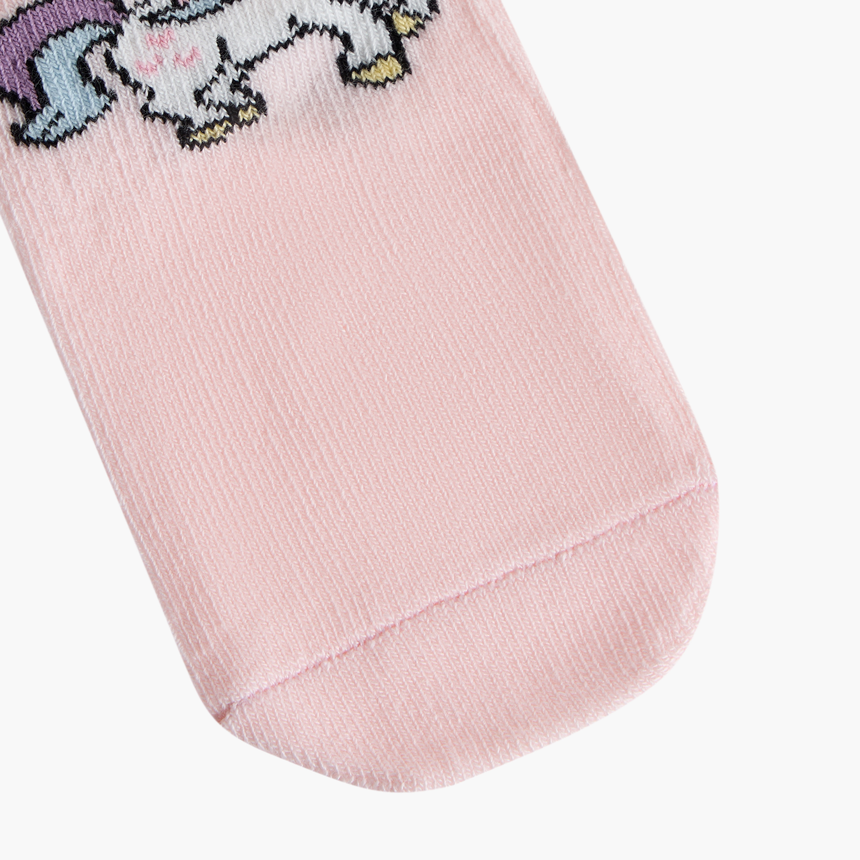 Juniors Printed Ankle Length Socks - Set of 7-baby-girls-accessories-socks-image-3