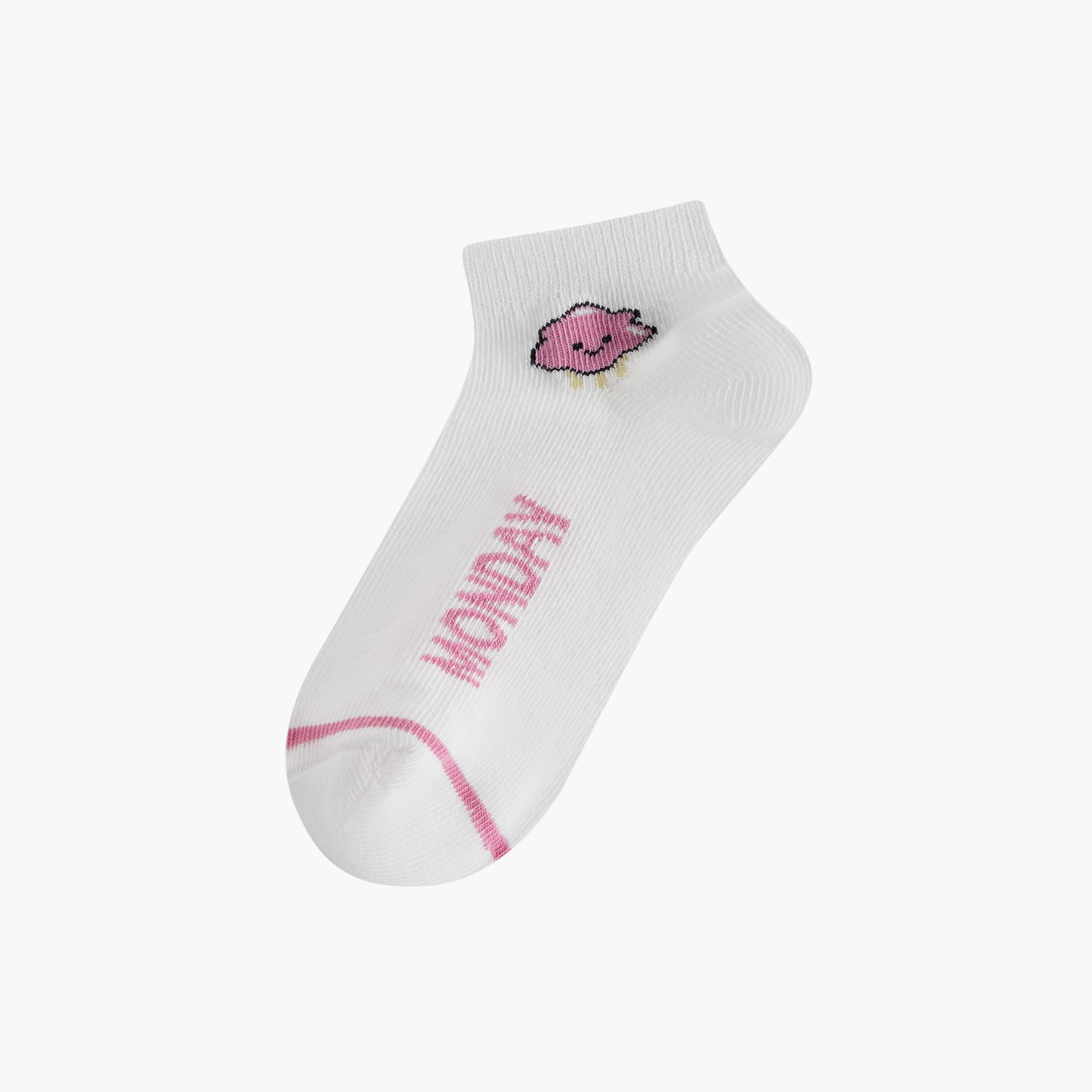 Juniors Printed Ankle Length Socks - Set of 7-baby-girls-accessories-socks-image-2