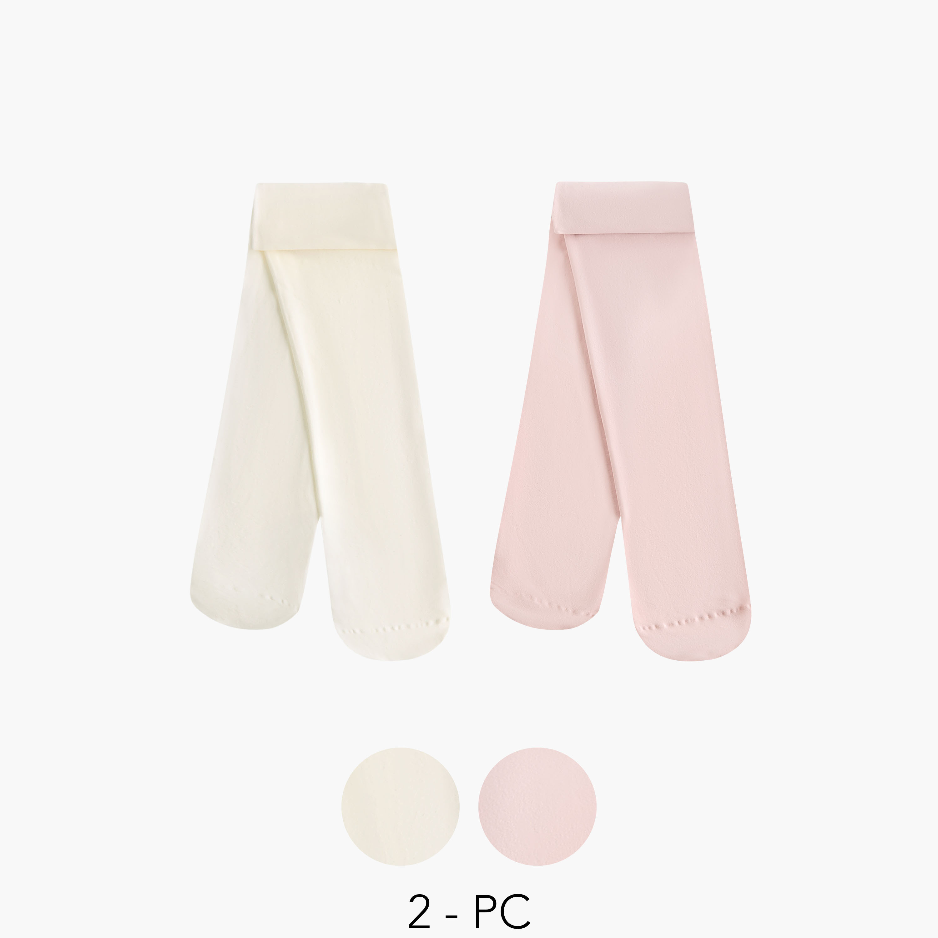 Pack of 2 Juniors Tights with Texture-baby-girls-accessories-socks-image-2