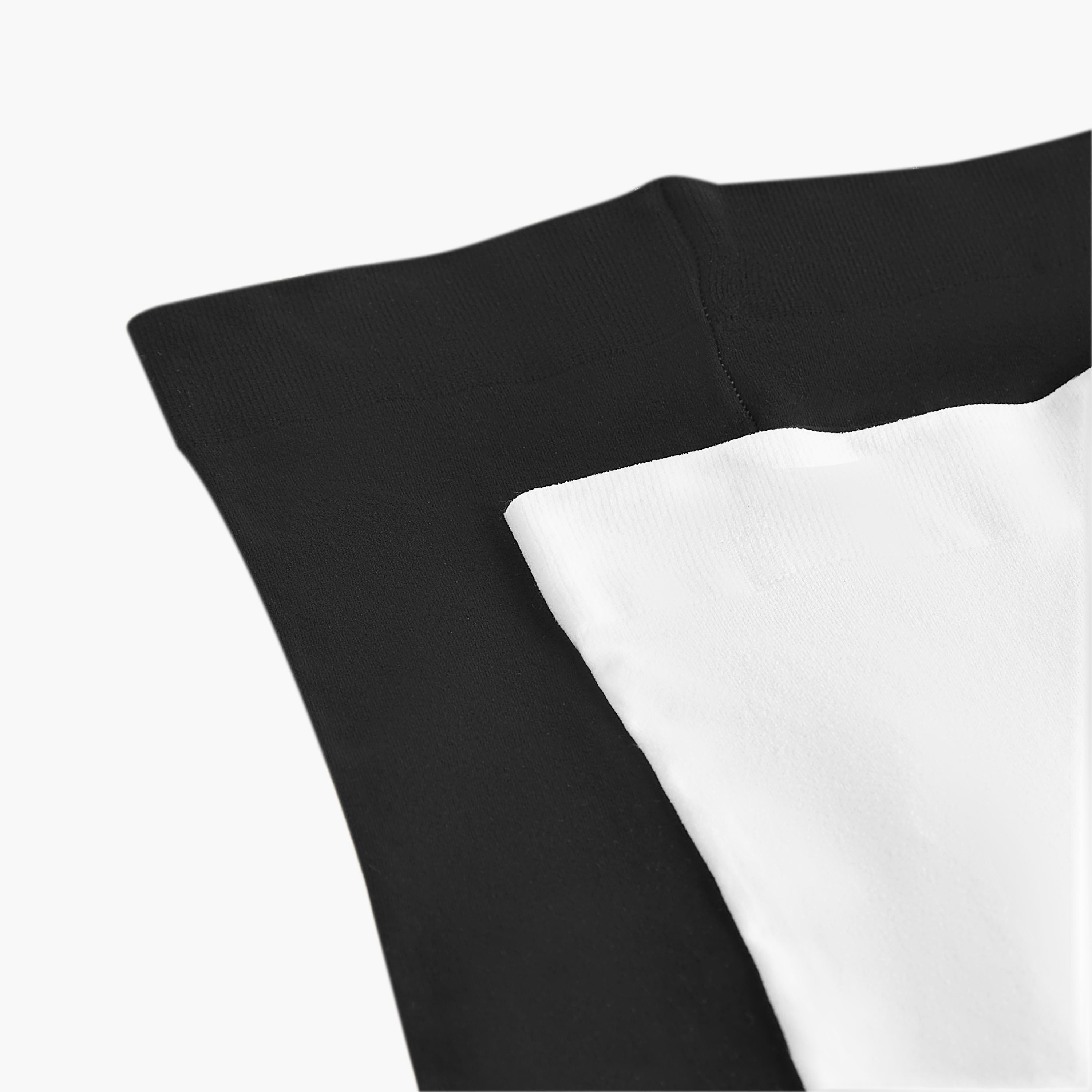 جوارب كولون بخصر مطاطي من جونيورز - عبوة من قطعتين-baby-girls-accessories-socks-image-1