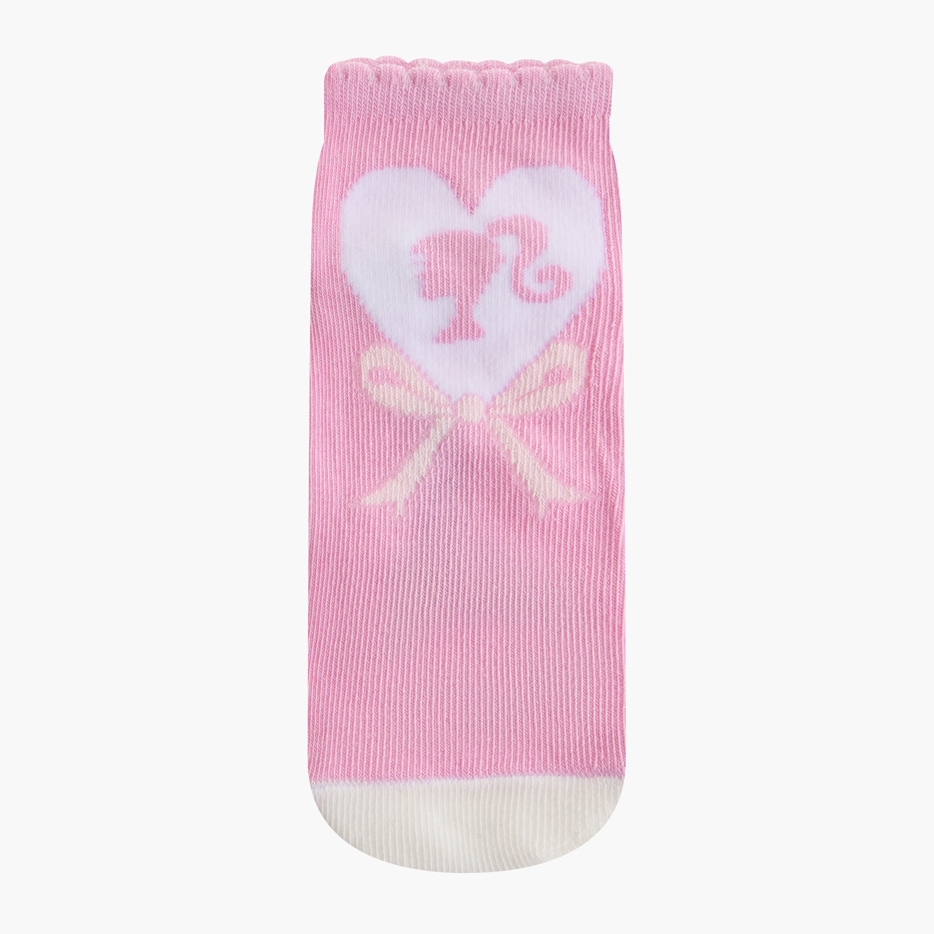 Girls Socks with Barbie Print - Set of 3-girls-accessories-socks-image-2