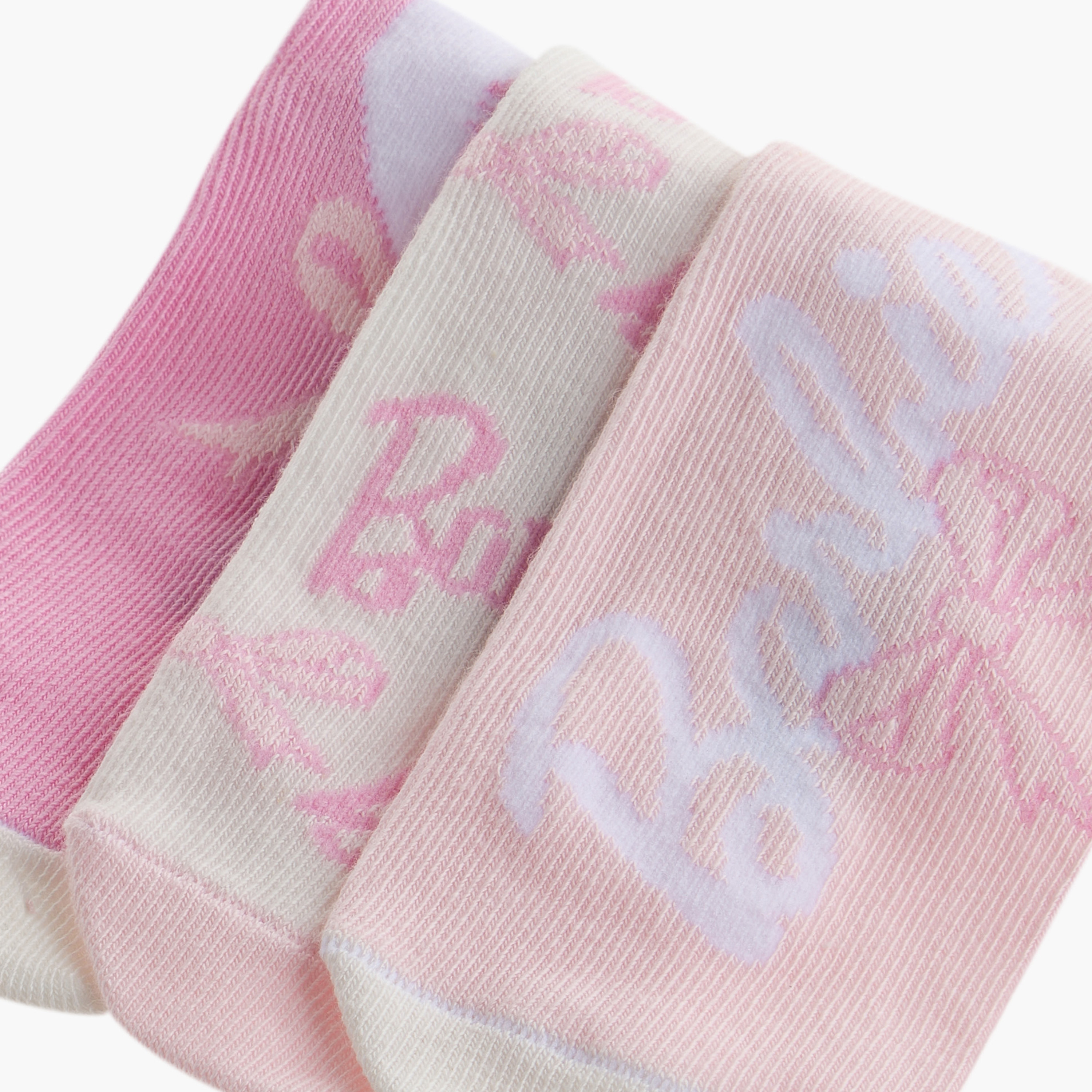 Girls Socks with Barbie Print - Set of 3-girls-accessories-socks-image-4