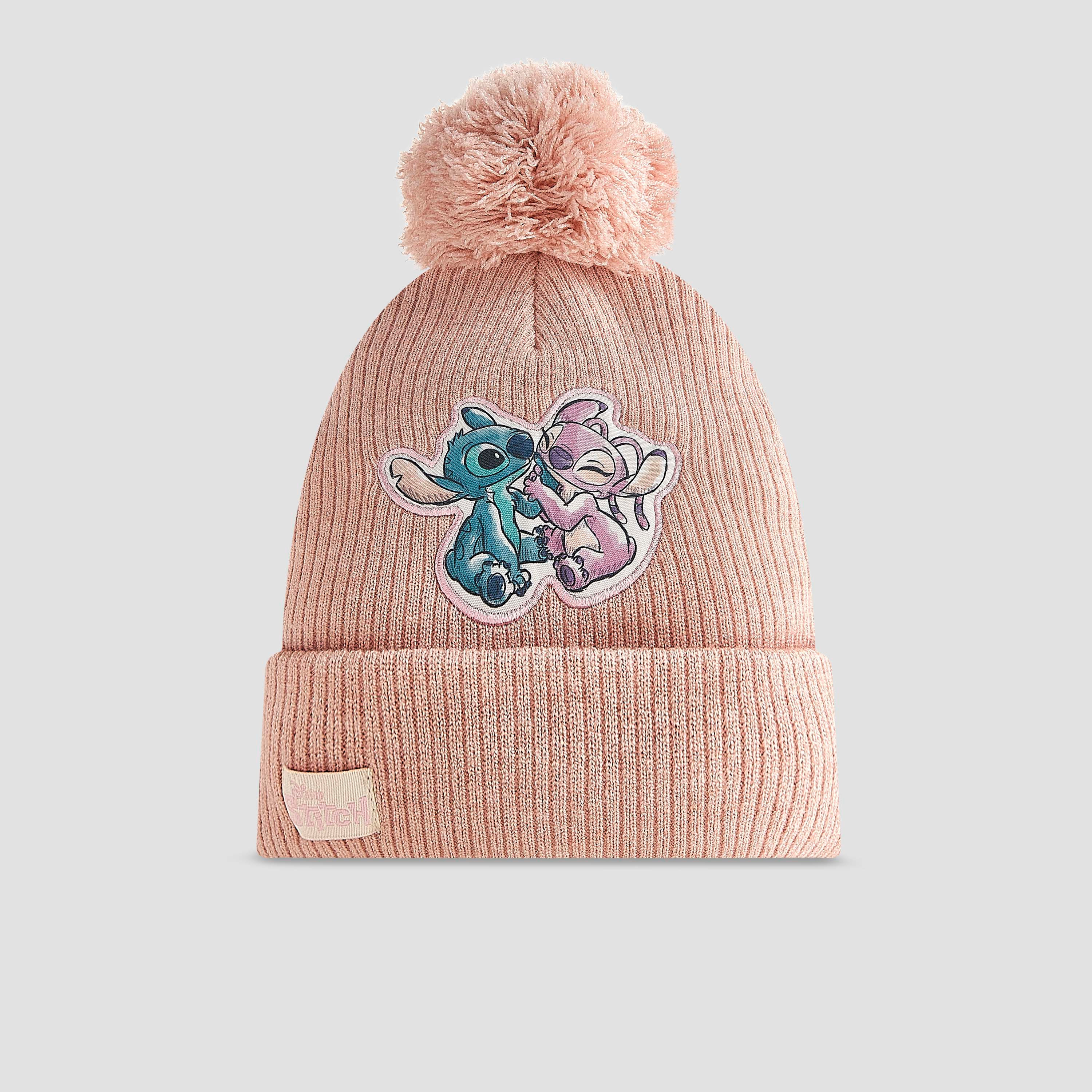 قبعة بيني بتطريز ستيتش وآنجل من ديزني-girls-clothing-winterwear-winteraccessories-image-4