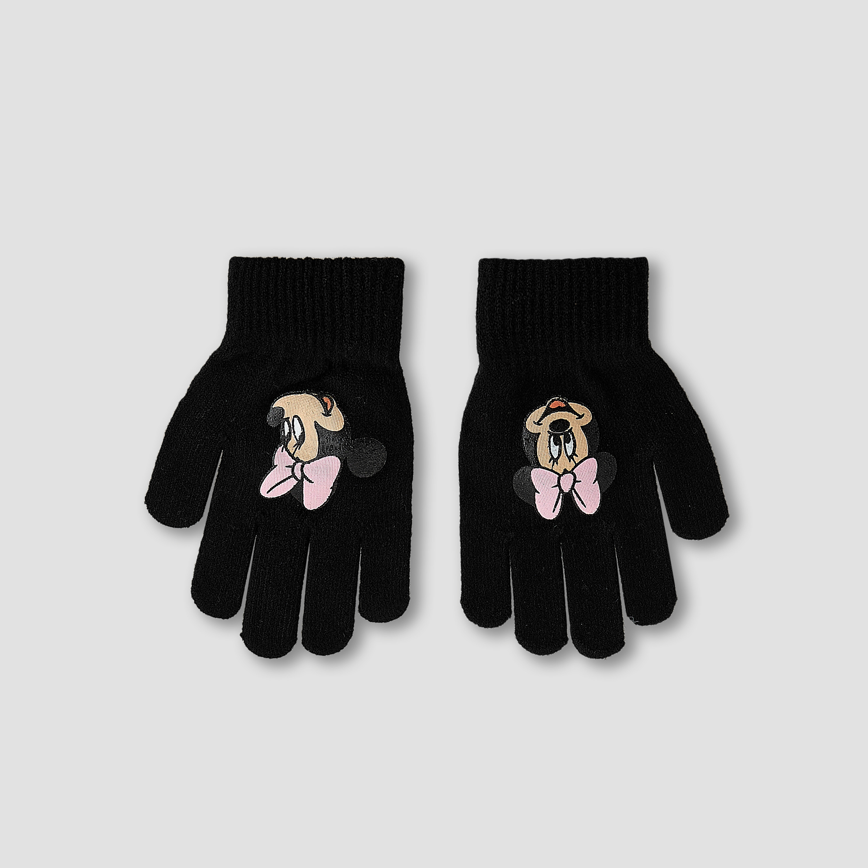 Disney Winter Beanie and Gloves with Minnie Mouse Print-girls-clothing-winterwear-winteraccessories-image-4